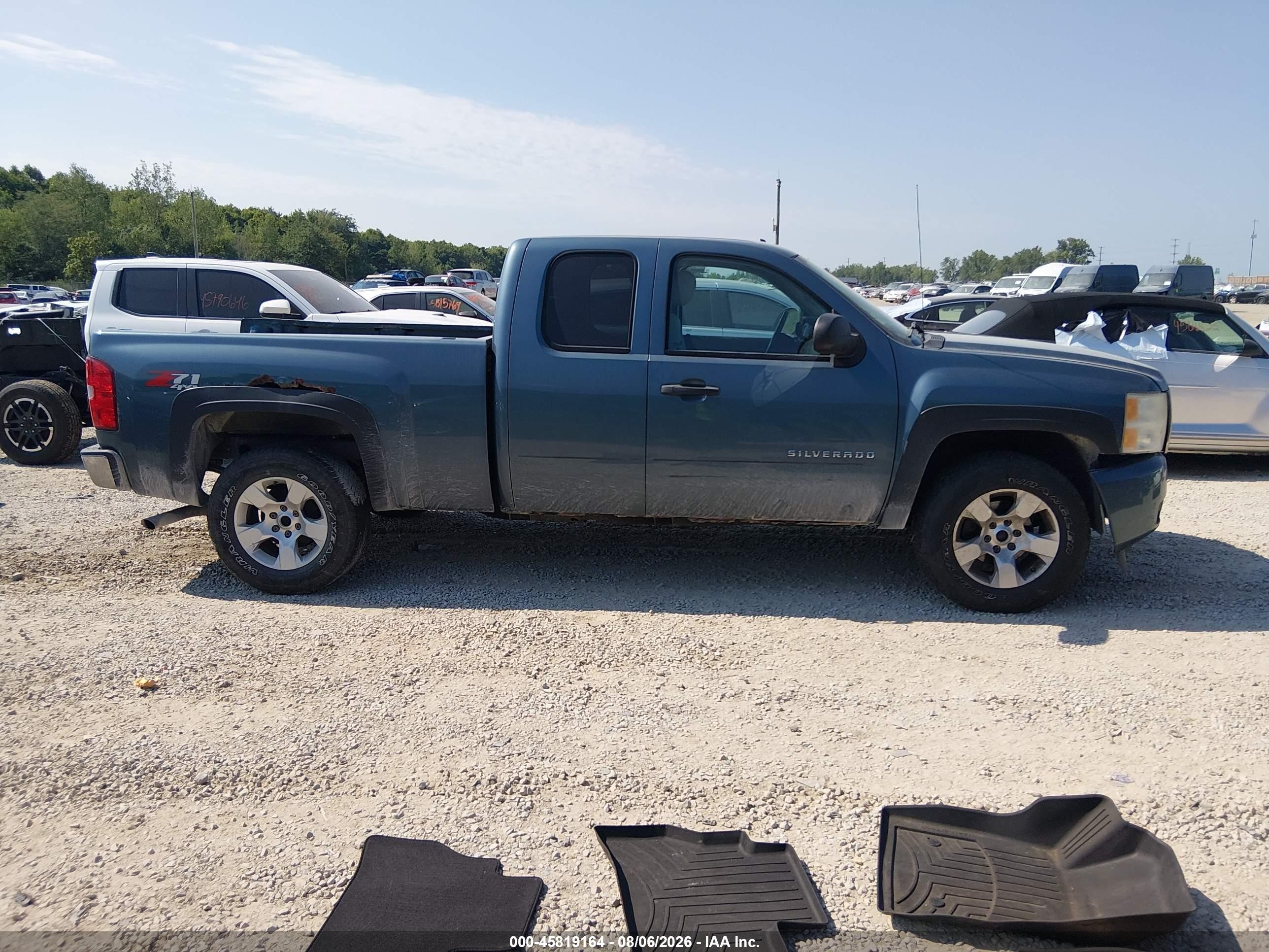 2011 Chevrolet Silverado 1500 Lt Blue vin: 1GCRKSE36BZ316629