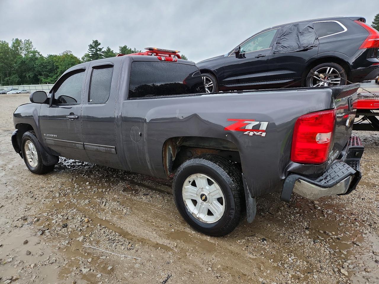 2011 Chevrolet Silverado K1500 Lt Gray vin: 1GCRKSE37BZ204065