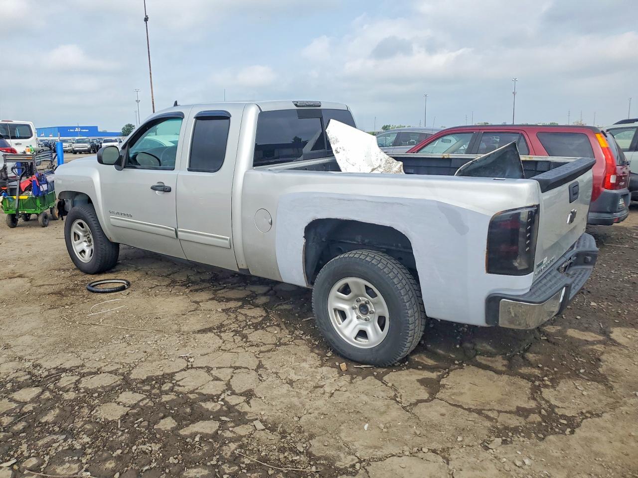 2011 Chevrolet Silverado K1500 Lt Silver vin: 1GCRKSE37BZ206219