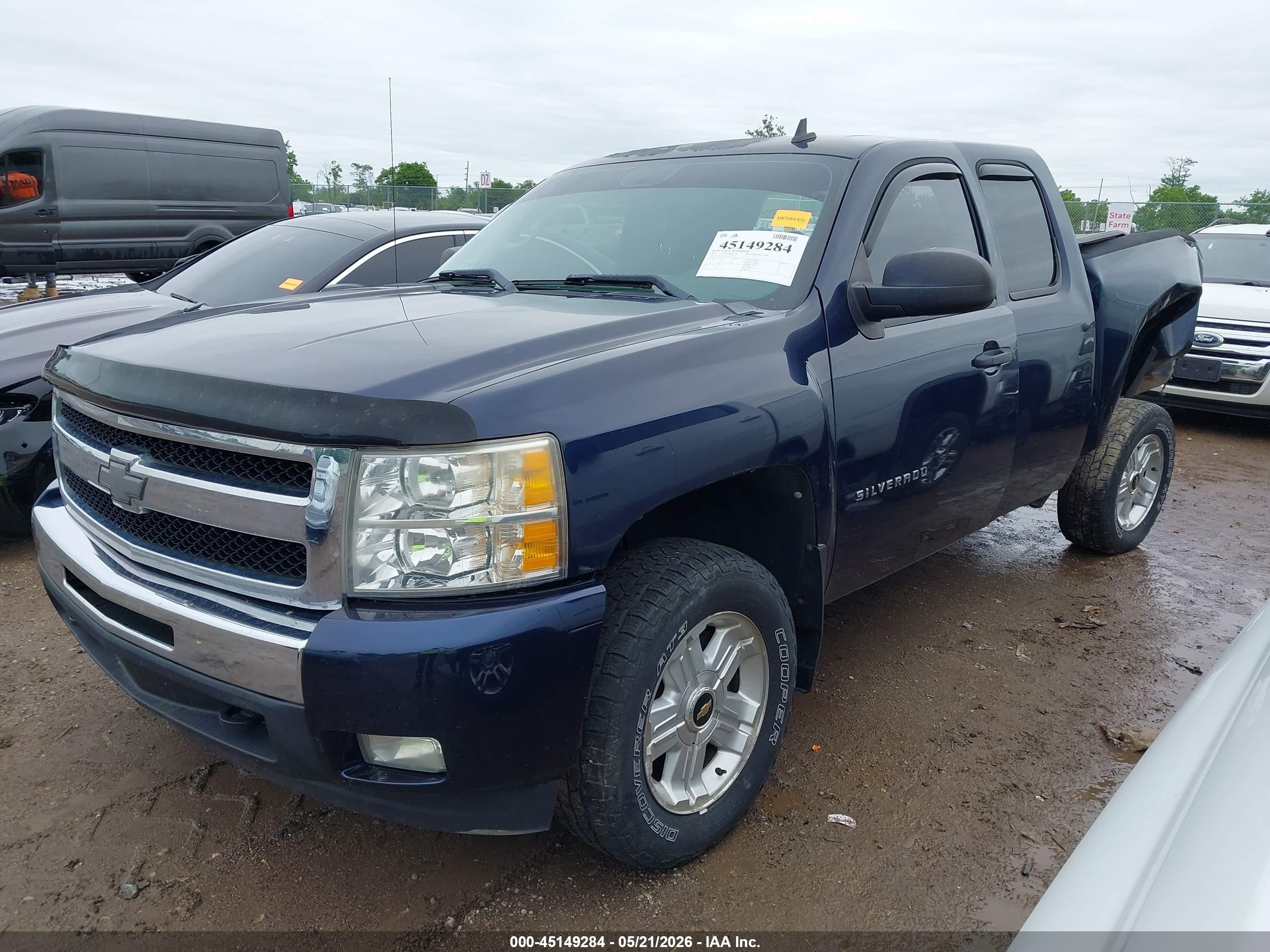 2011 Chevrolet Silverado 1500 Lt Dark Blue vin: 1GCRKSE37BZ353074
