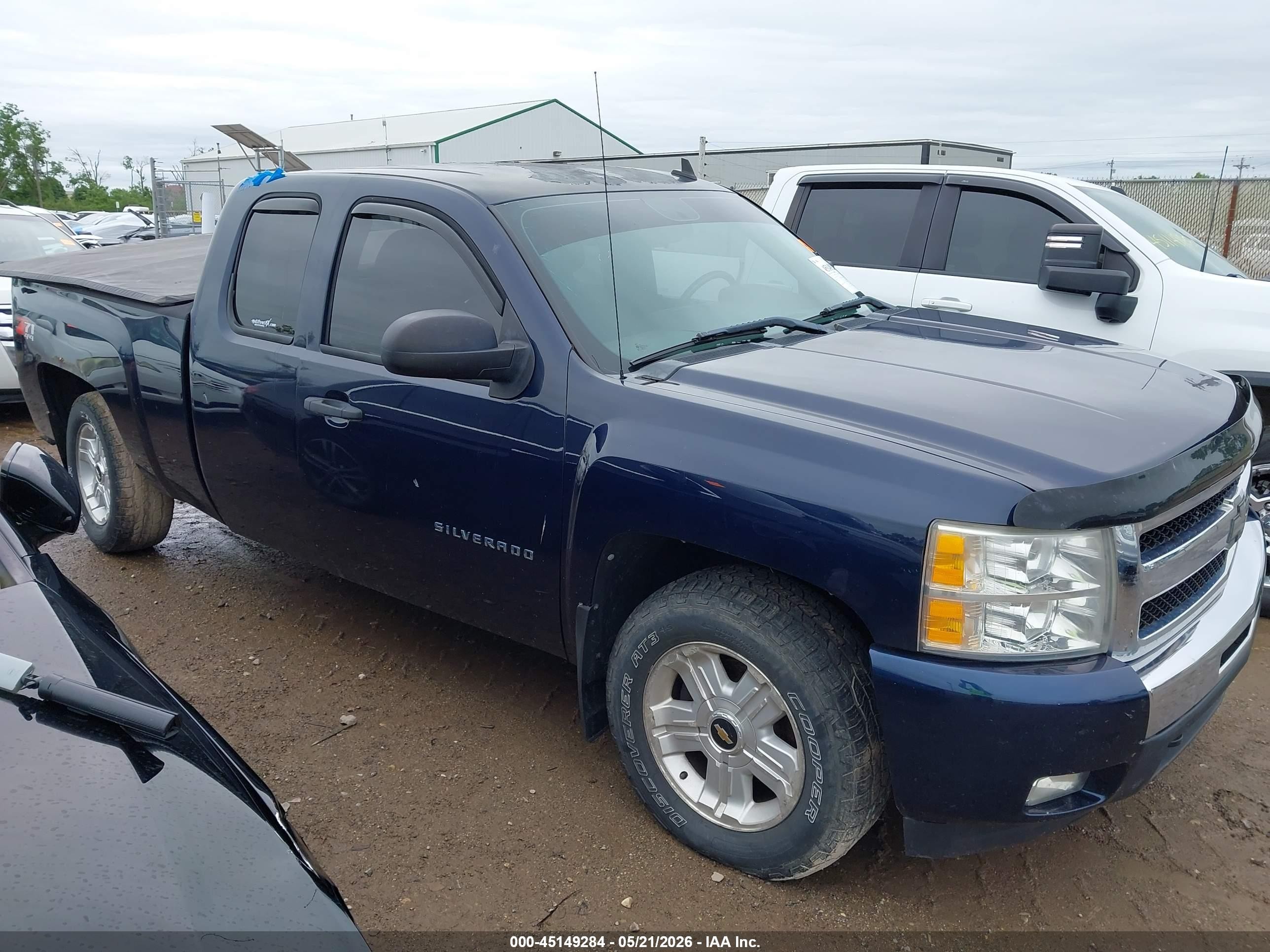 2011 Chevrolet Silverado 1500 Lt Dark Blue vin: 1GCRKSE37BZ353074