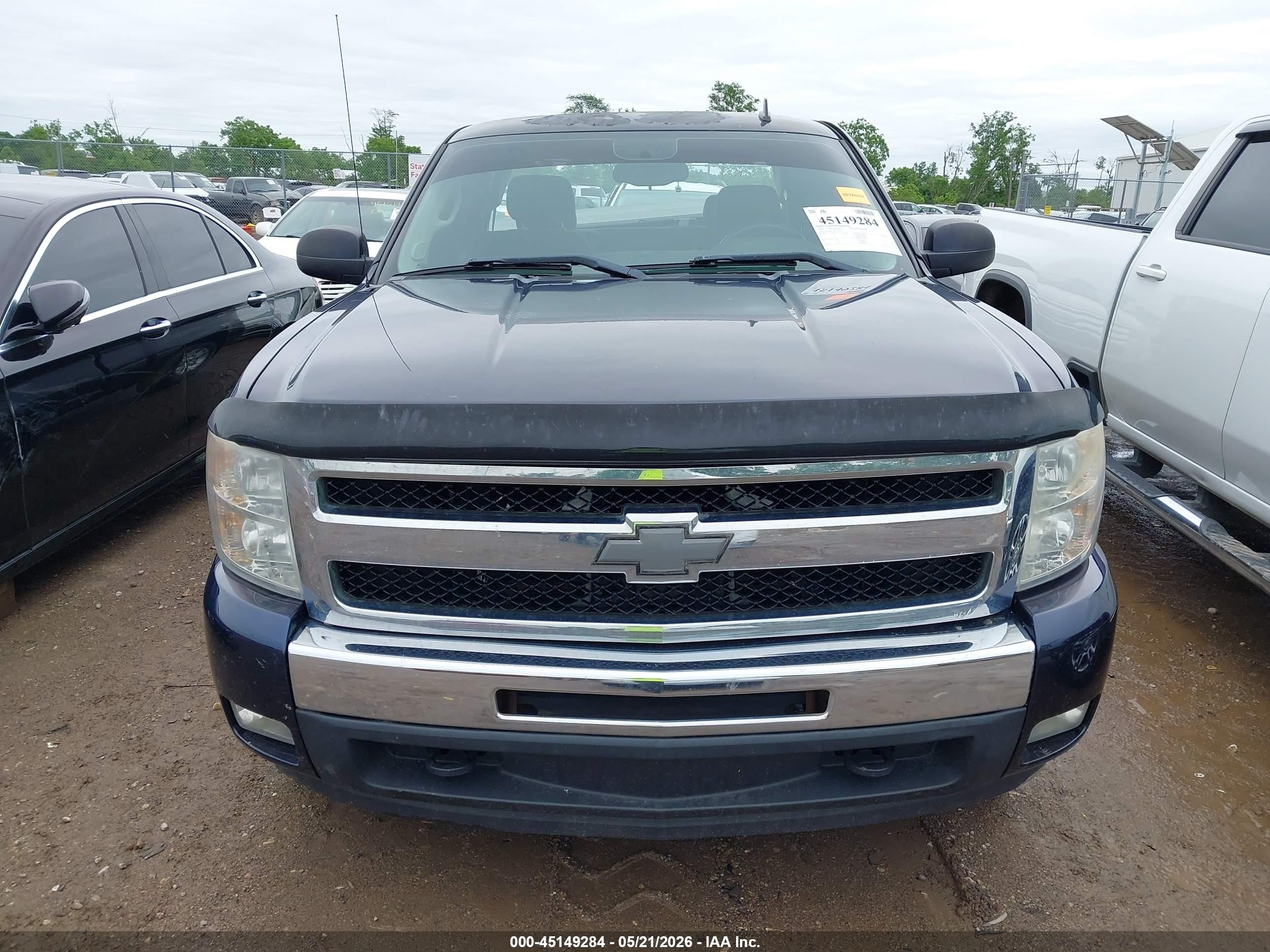 2011 Chevrolet Silverado 1500 Lt Dark Blue vin: 1GCRKSE37BZ353074