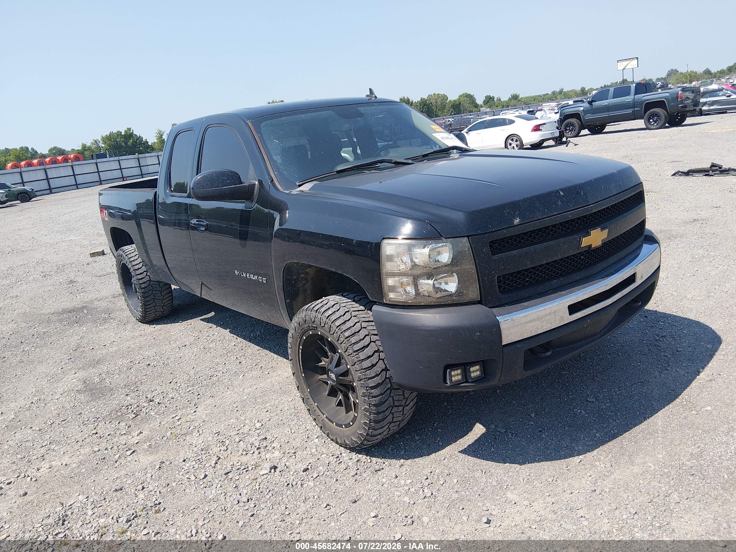 2011 Chevrolet Silverado 1500 Lt Black vin: 1GCRKSE37BZ371493