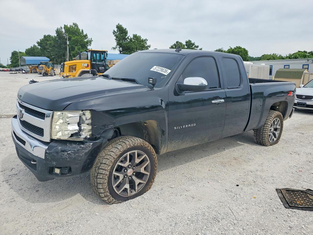 2011 Chevrolet Silverado K1500 Lt Black vin: 1GCRKSE37BZ458956