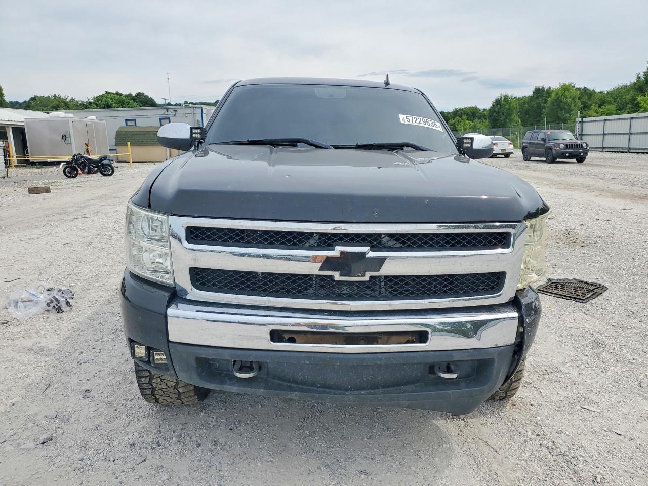 2011 Chevrolet Silverado K1500 Lt Black vin: 1GCRKSE37BZ458956