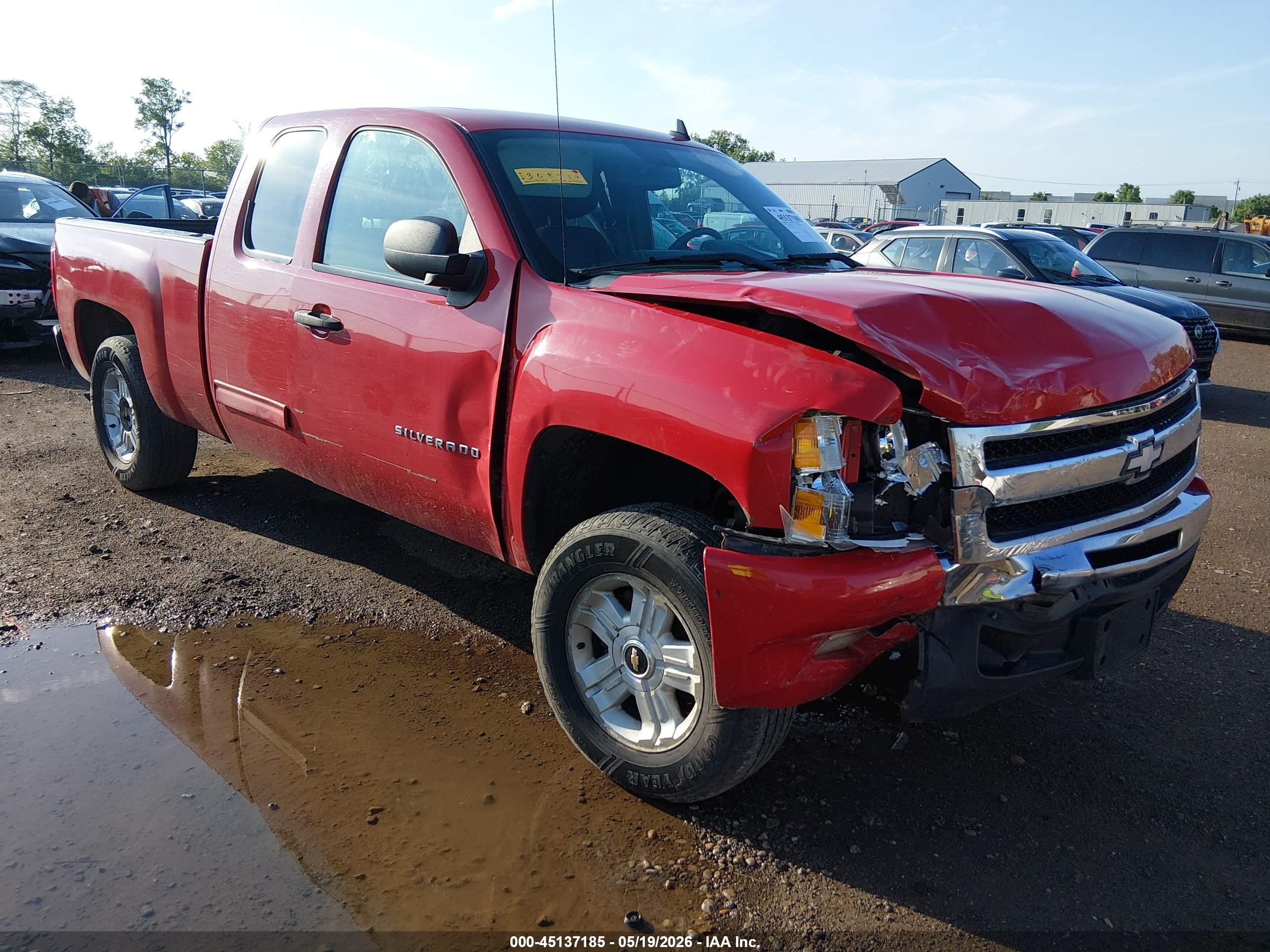 2011 Chevrolet Silverado 1500 Lt Red vin: 1GCRKSE39BZ308752