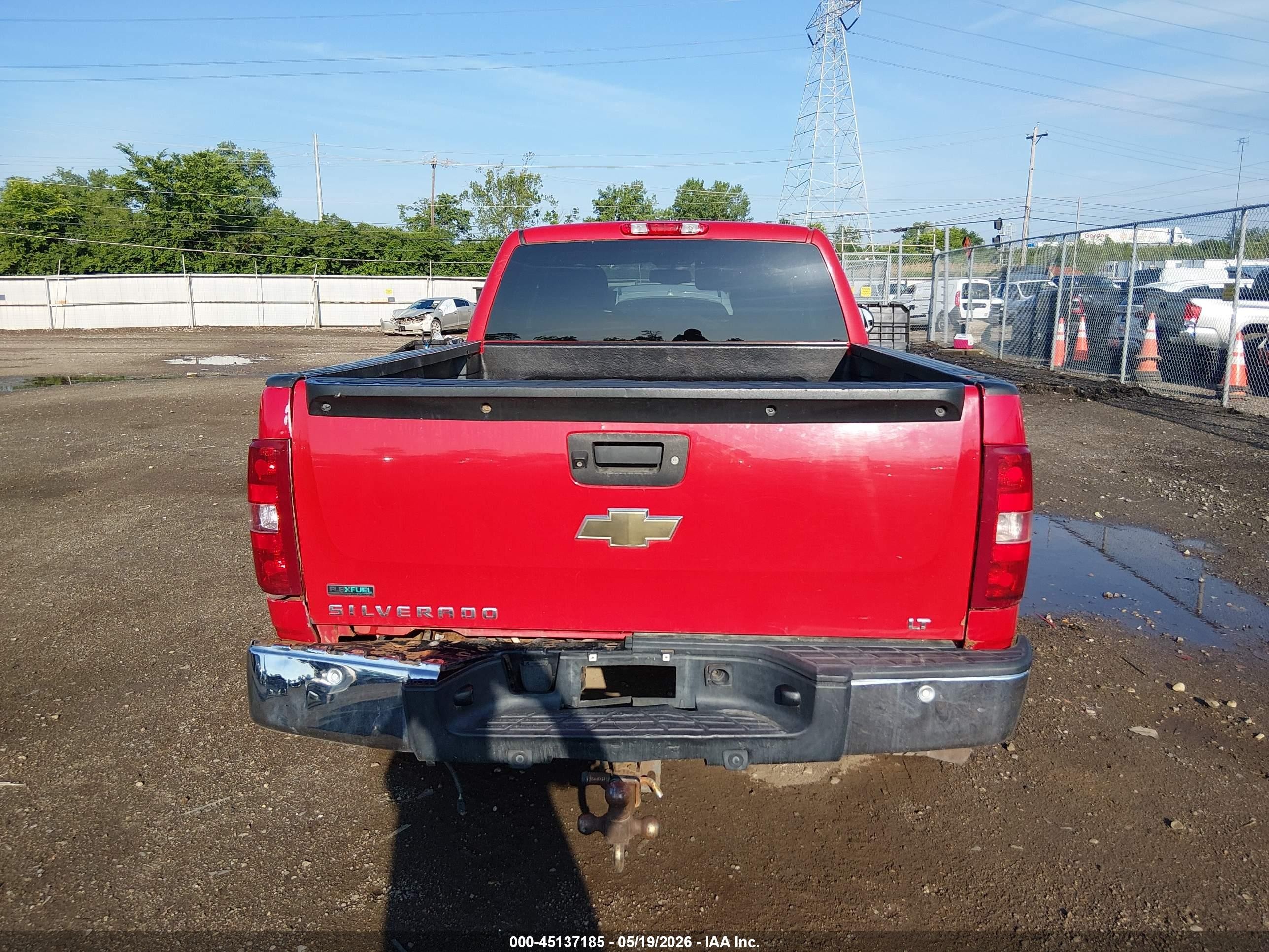 2011 Chevrolet Silverado 1500 Lt Red vin: 1GCRKSE39BZ308752