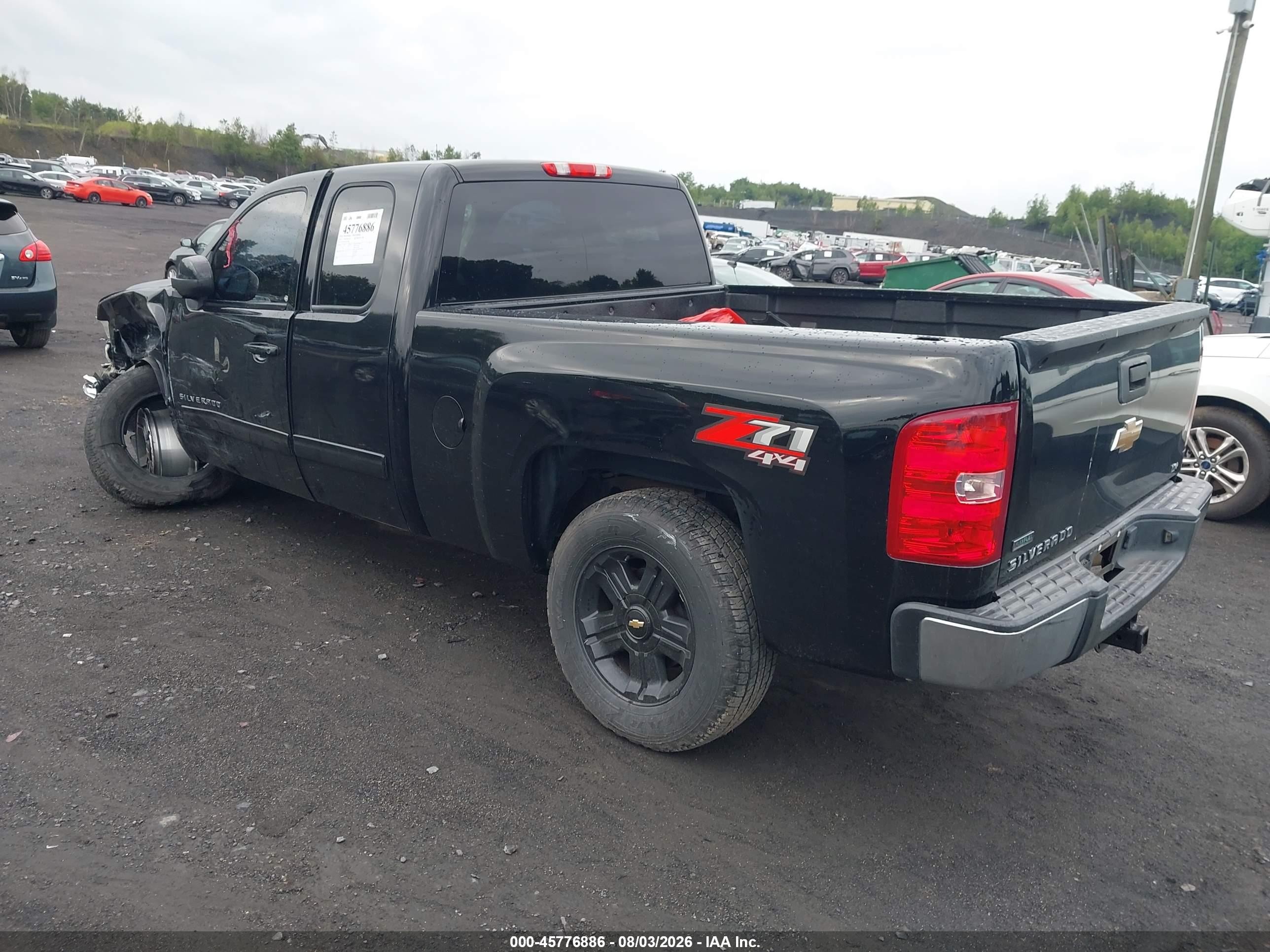 2011 Chevrolet Silverado 1500 Lt Black vin: 1GCRKSE39BZ313109