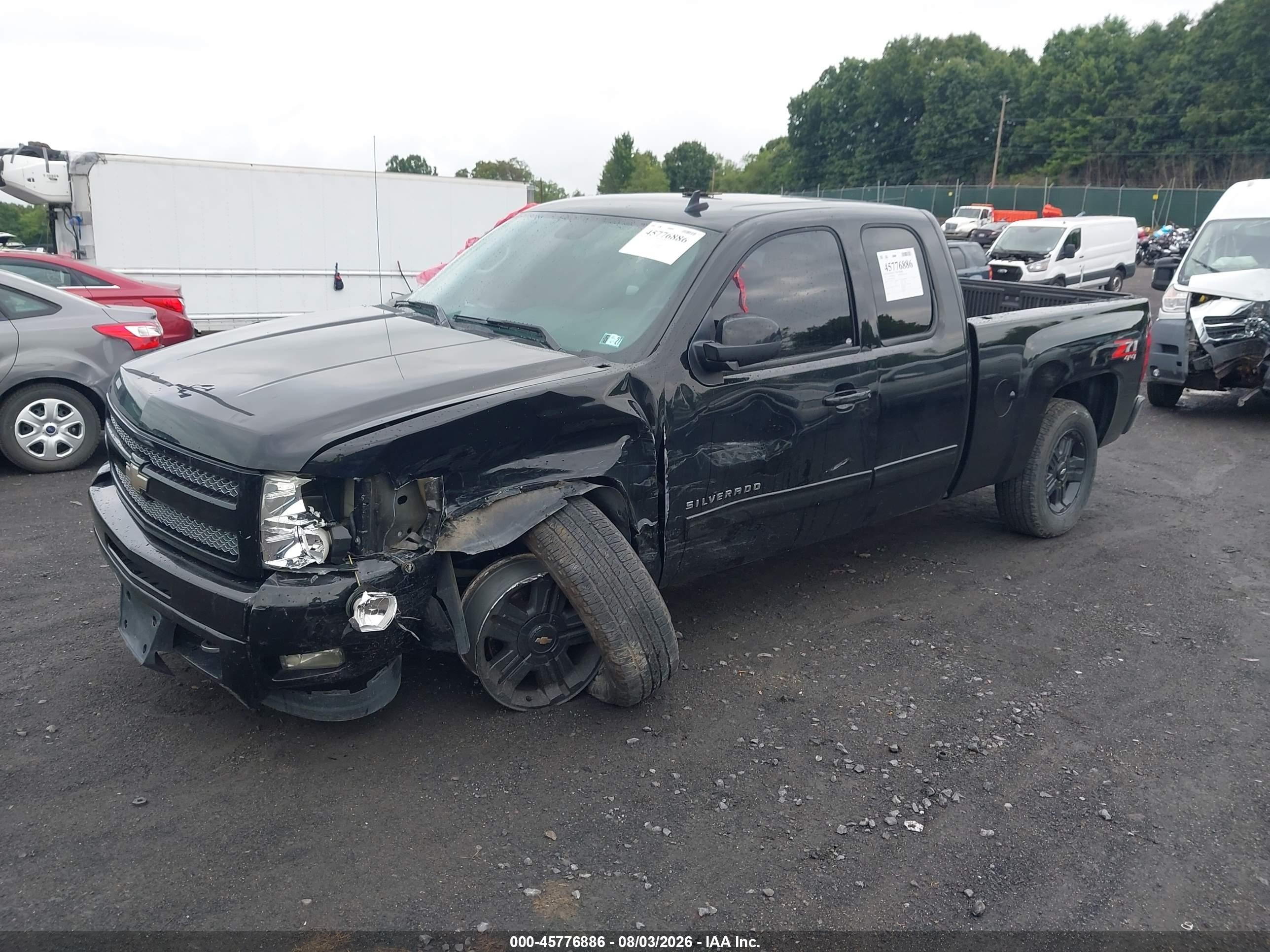 2011 Chevrolet Silverado 1500 Lt Black vin: 1GCRKSE39BZ313109