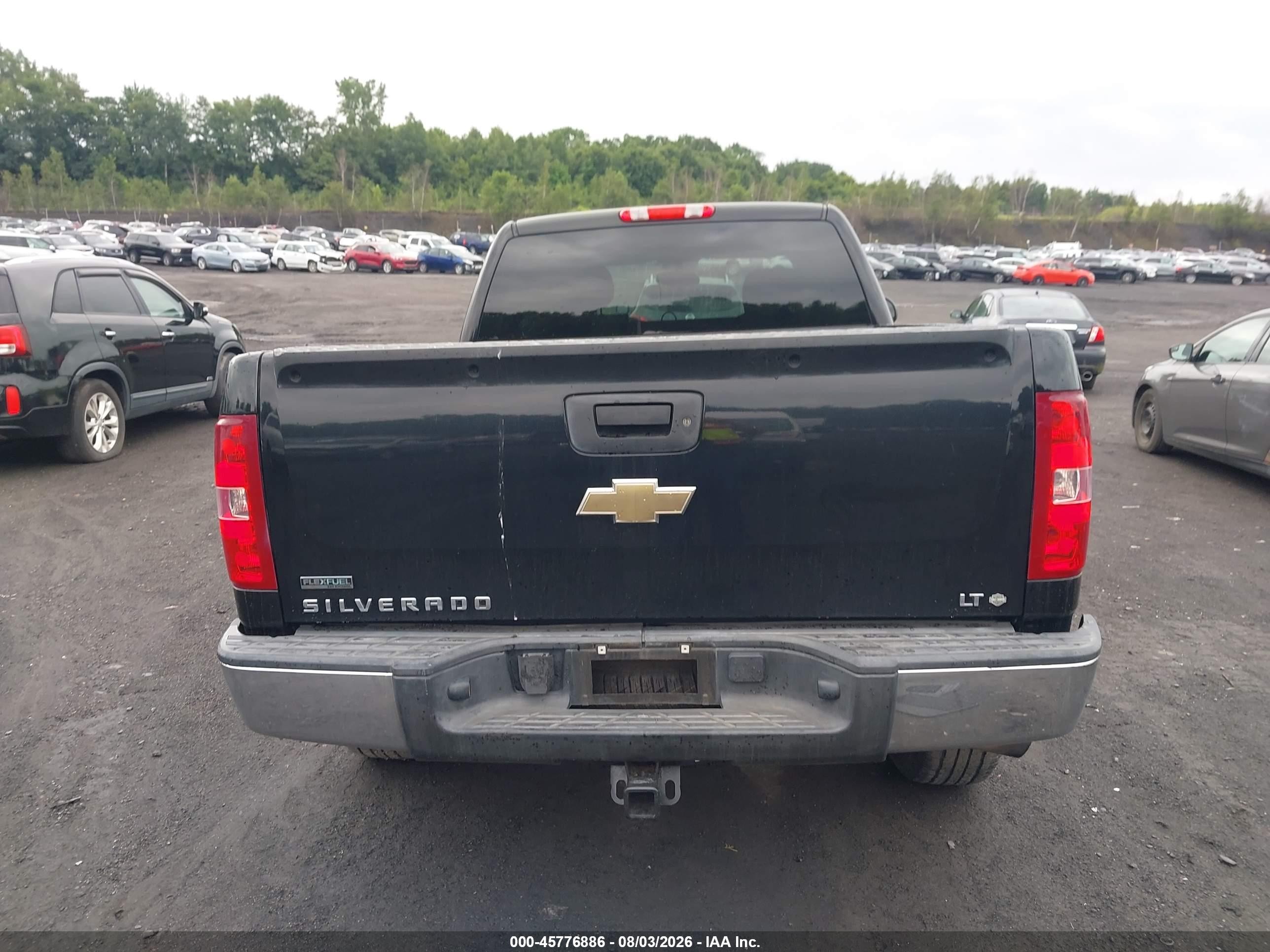 2011 Chevrolet Silverado 1500 Lt Black vin: 1GCRKSE39BZ313109
