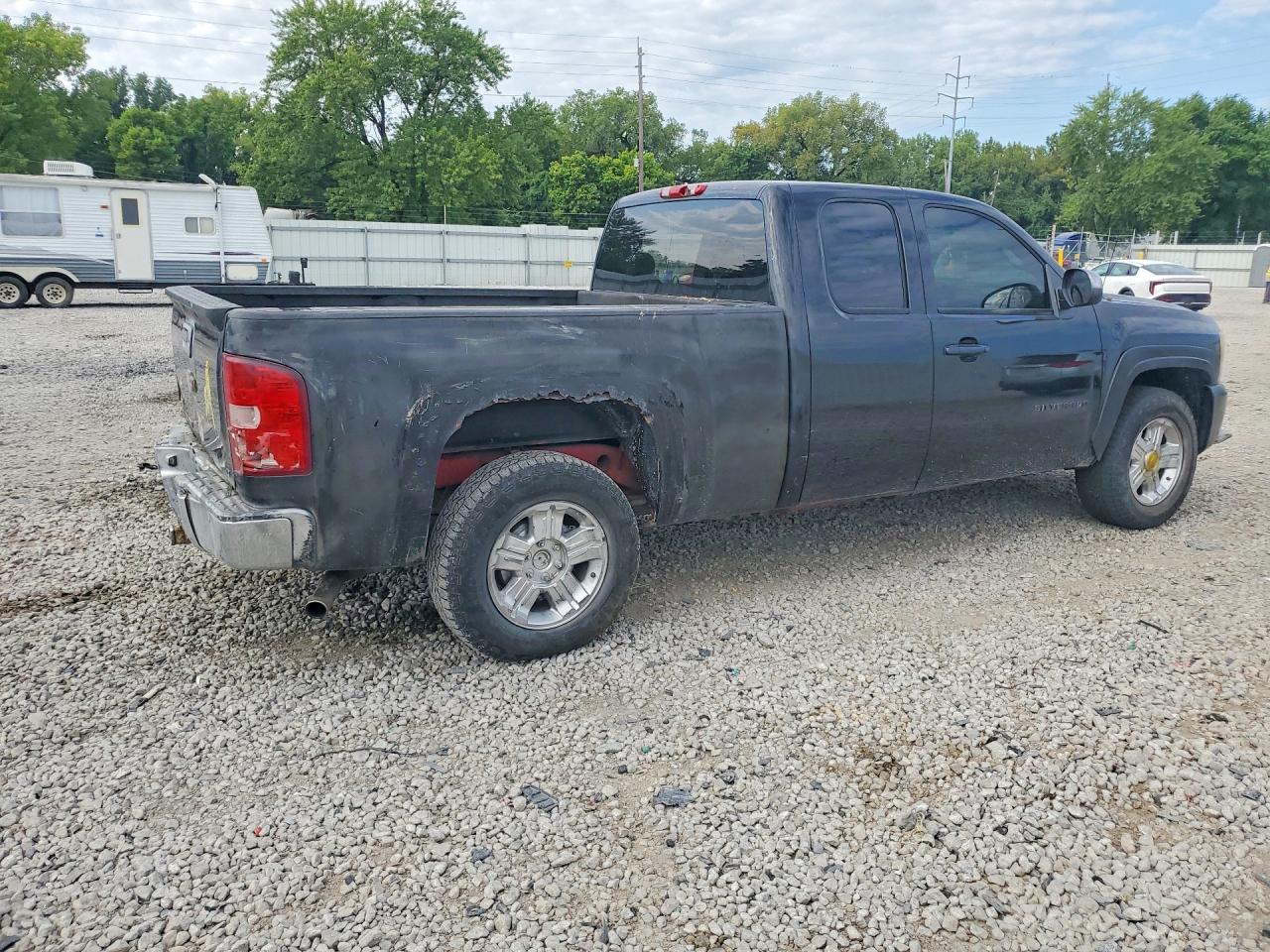 2011 Chevrolet Silverado K1500 Lt Black vin: 1GCRKSE3XBZ224049