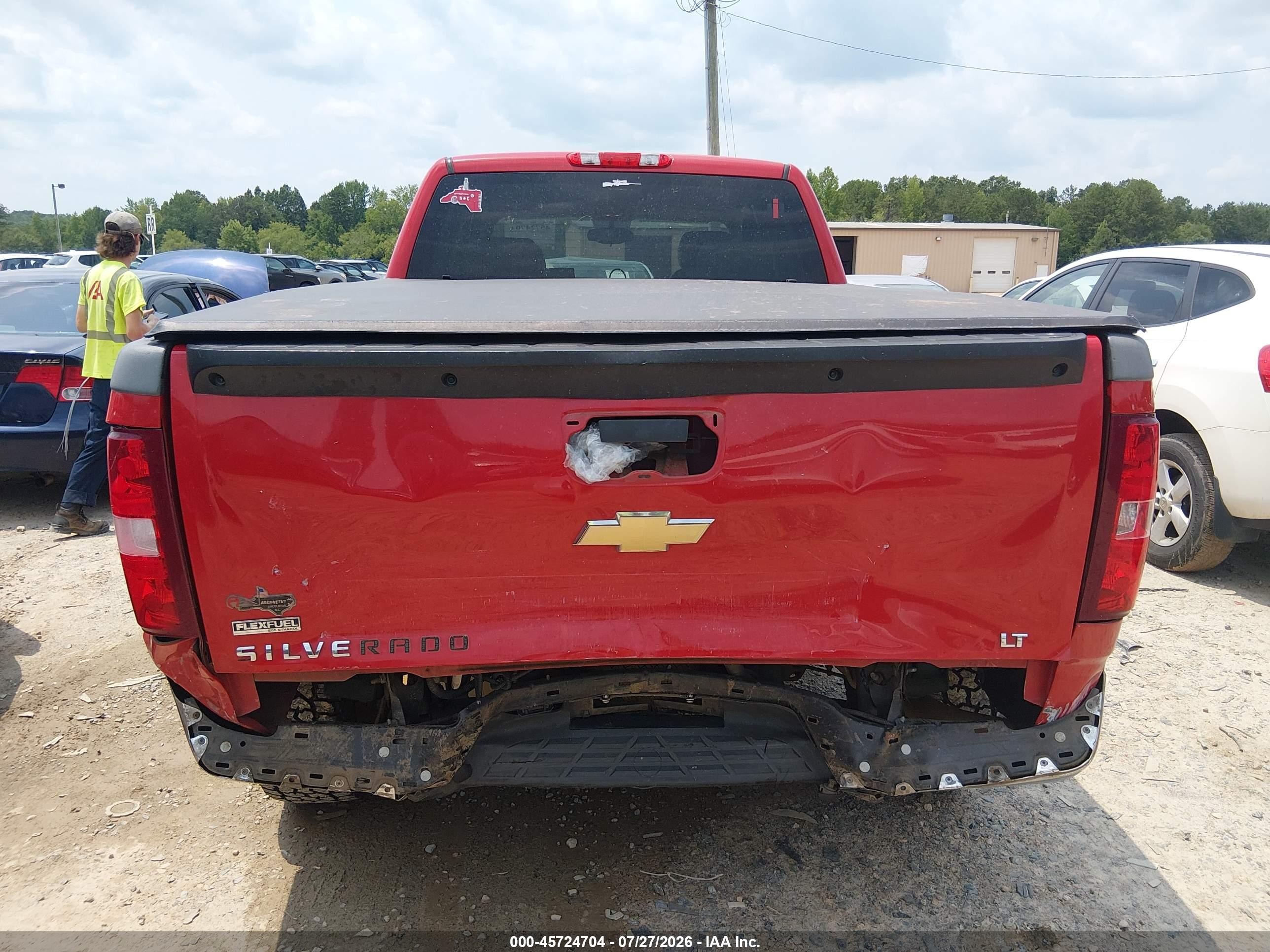 2011 Chevrolet Silverado 1500 Lt Красный vin: 1GCRKSE3XBZ460118