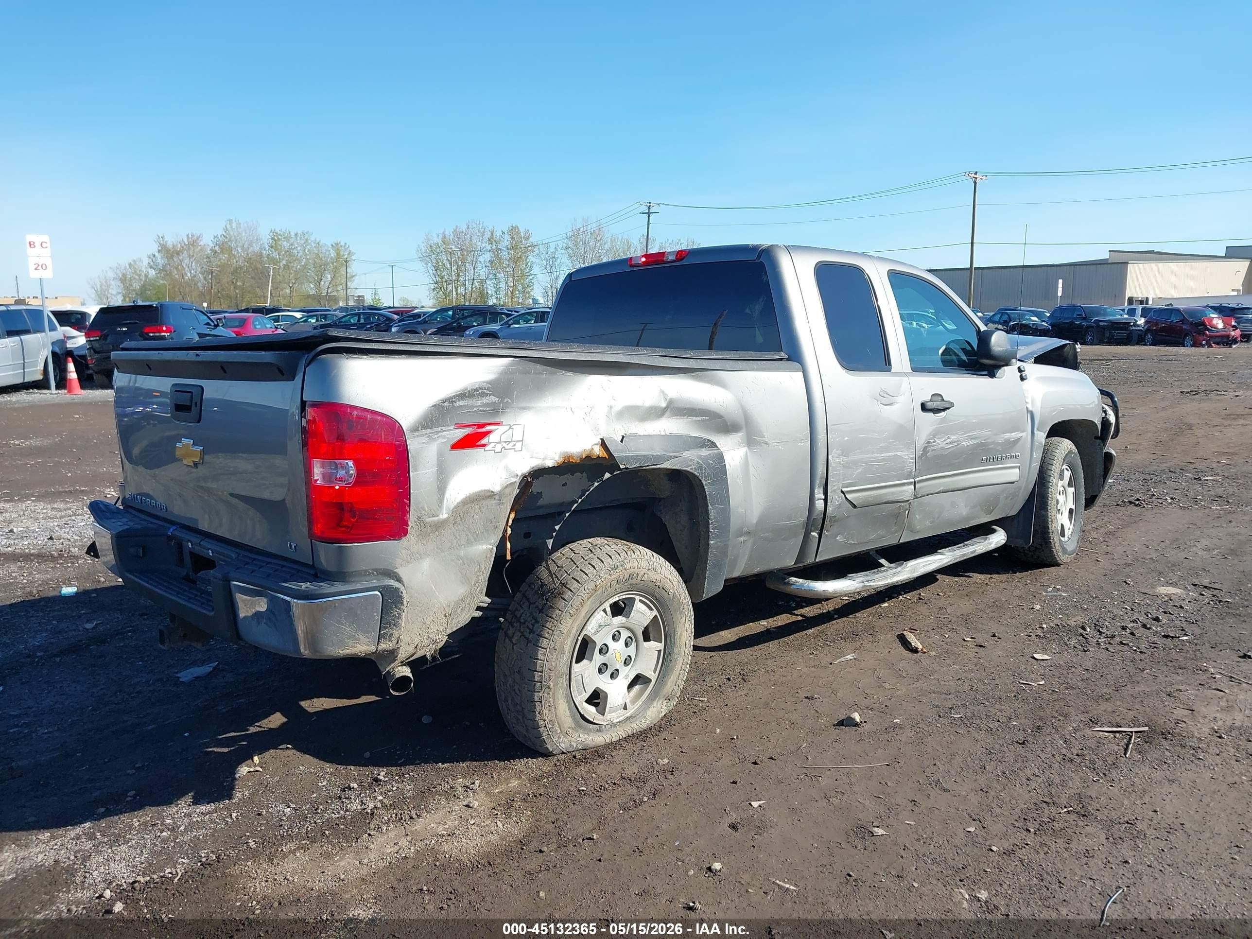 2012 Chevrolet Silverado 1500 Lt Gray vin: 1GCRKSE70CZ321703