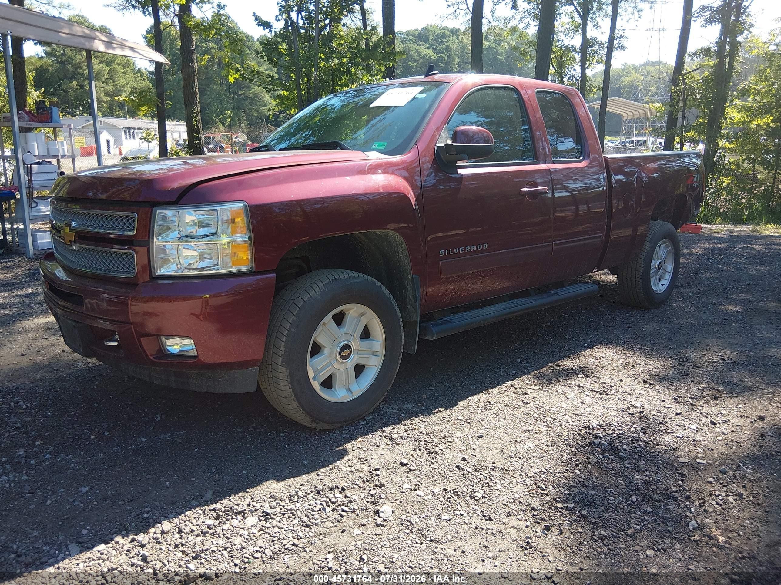 2013 Chevrolet Silverado 1500 Lt Red vin: 1GCRKSE70DZ168709