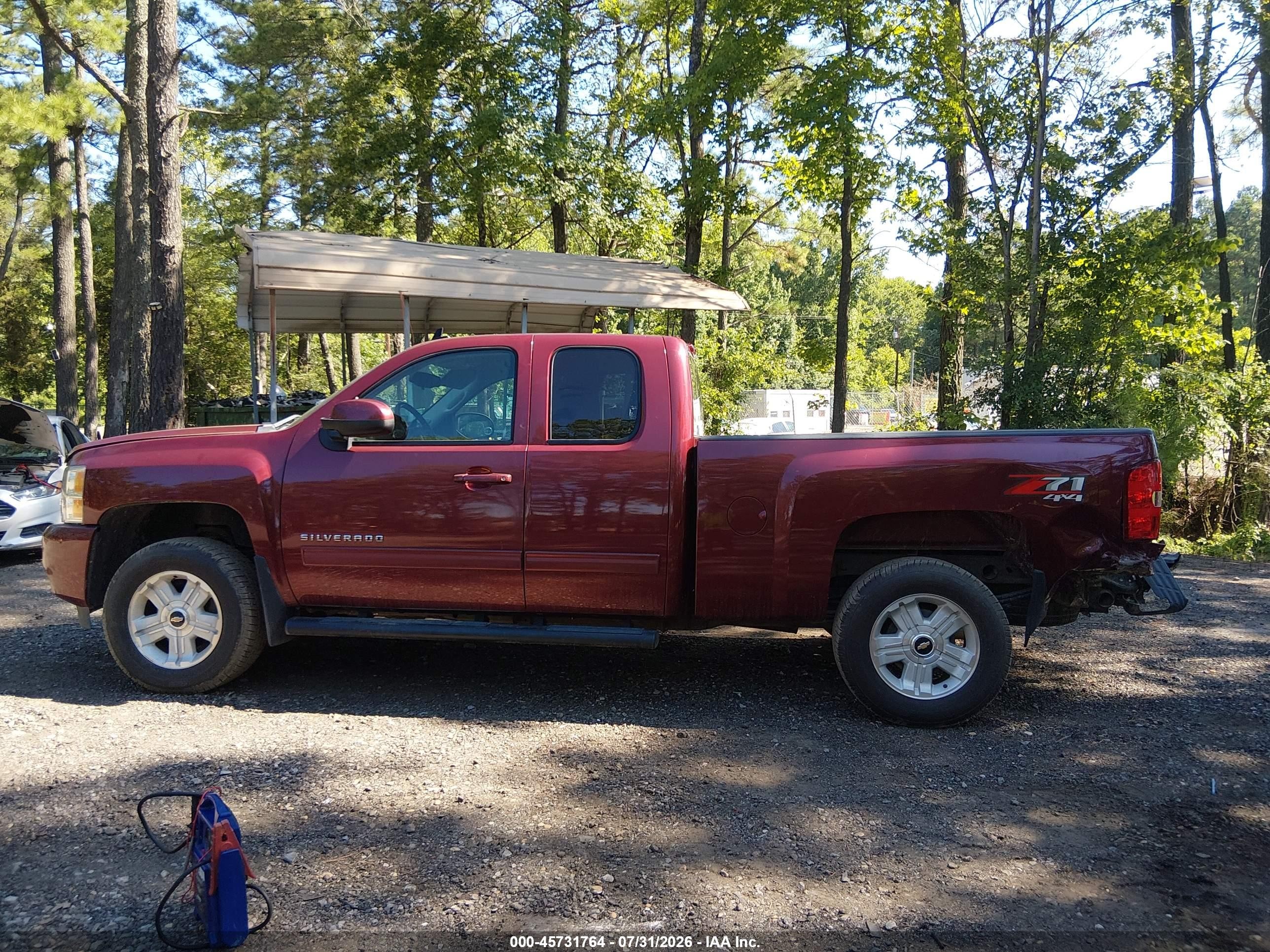 2013 Chevrolet Silverado 1500 Lt Red vin: 1GCRKSE70DZ168709