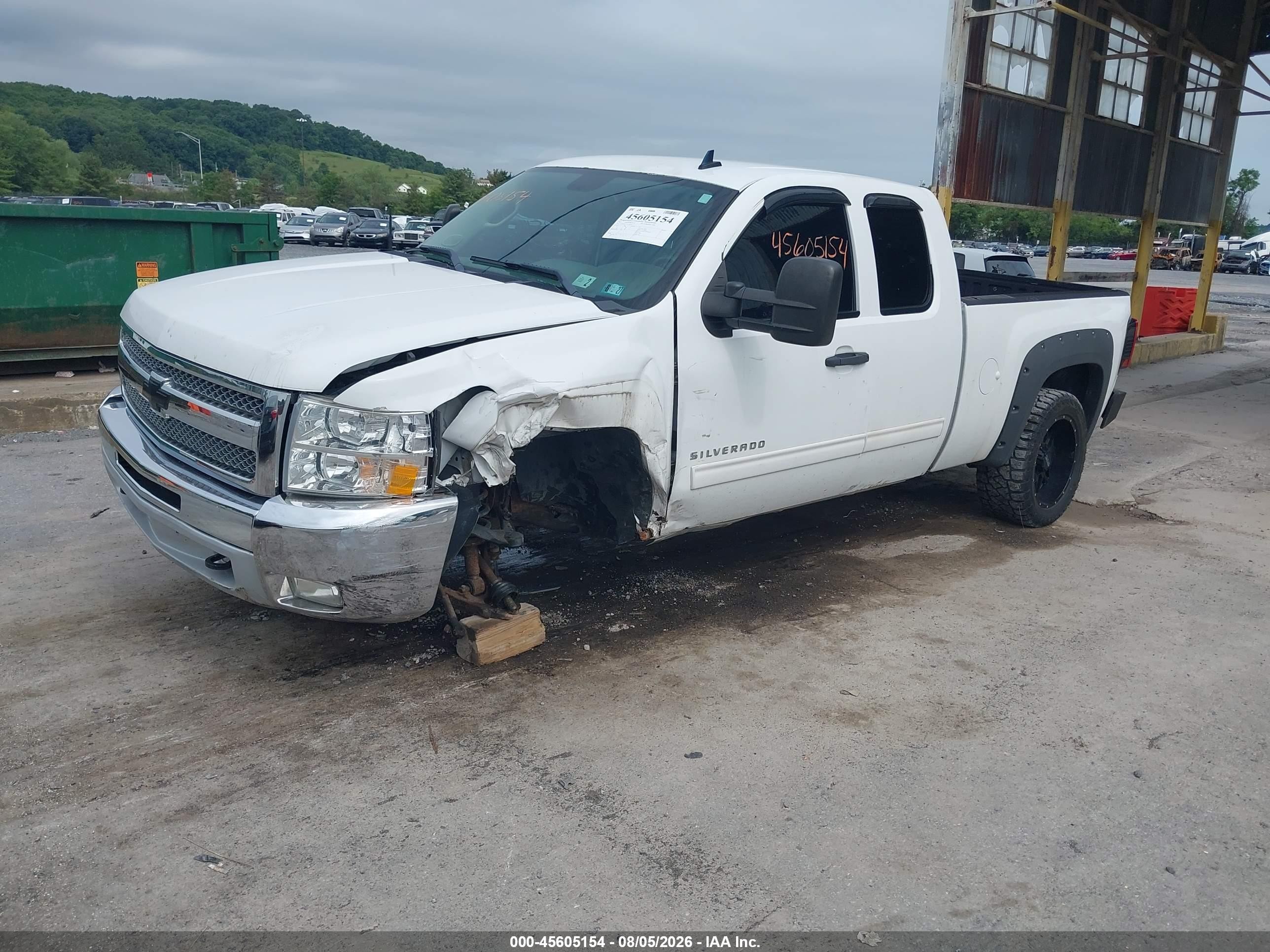 2012 Chevrolet Silverado 1500 Lt White vin: 1GCRKSE71CZ167311