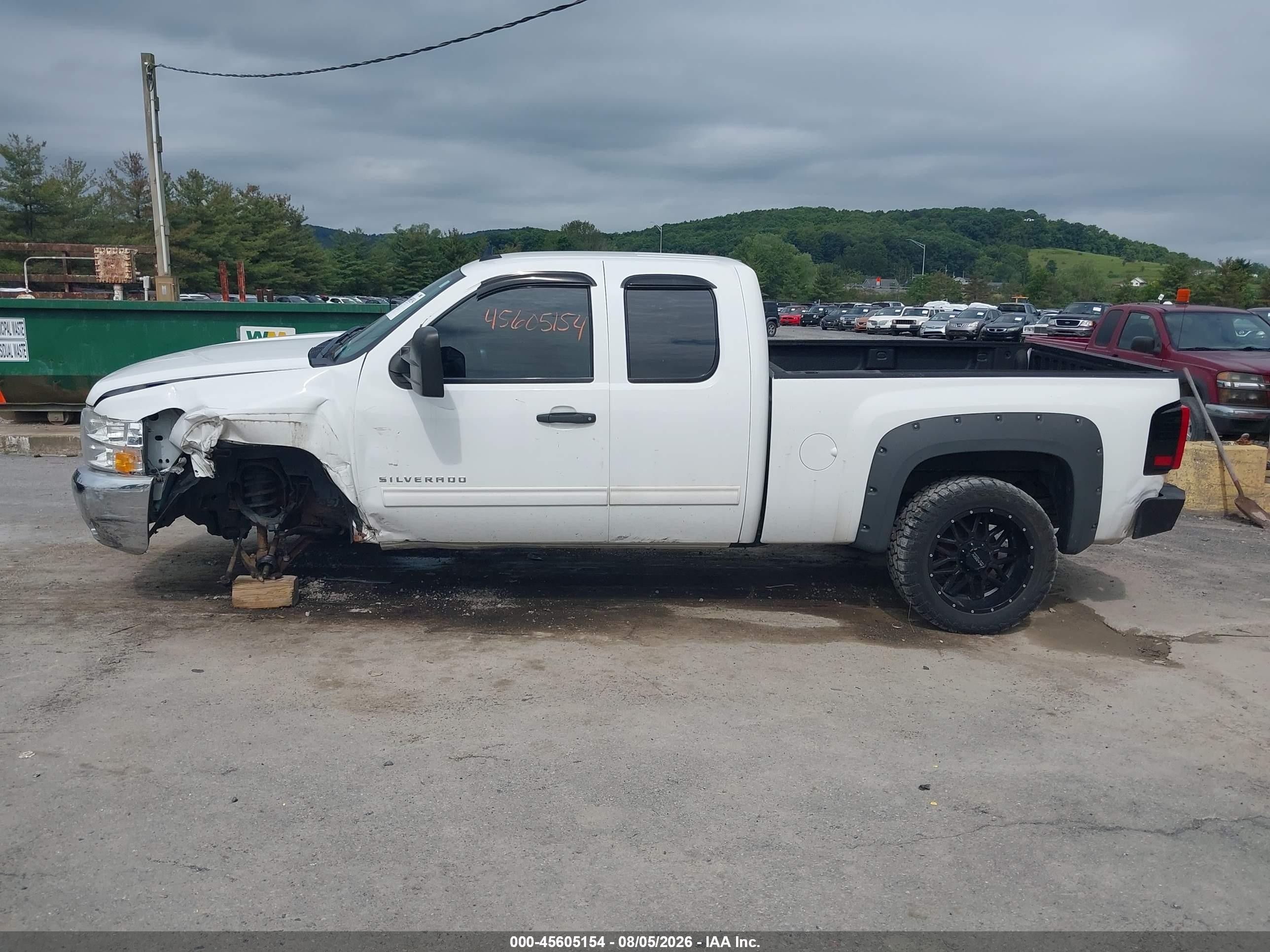 2012 Chevrolet Silverado 1500 Lt White vin: 1GCRKSE71CZ167311
