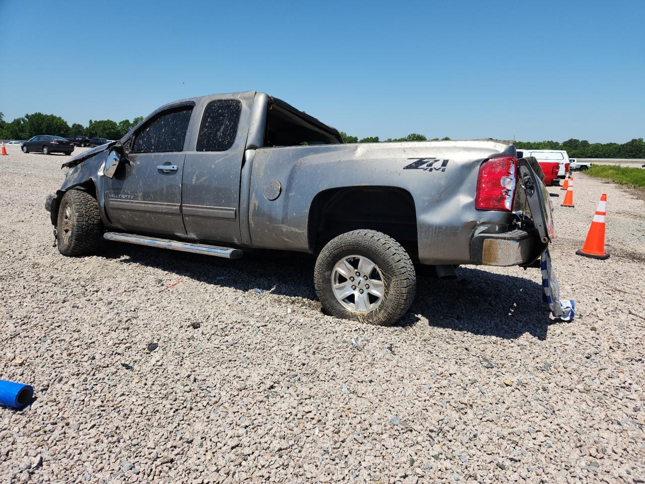2012 Chevrolet Silverado K1500 Lt Gray vin: 1GCRKSE71CZ214420