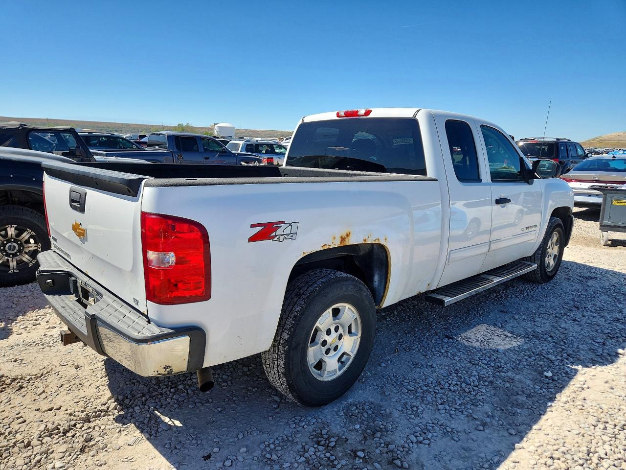 2012 Chevrolet Silverado K1500 Lt White vin: 1GCRKSE71CZ314078
