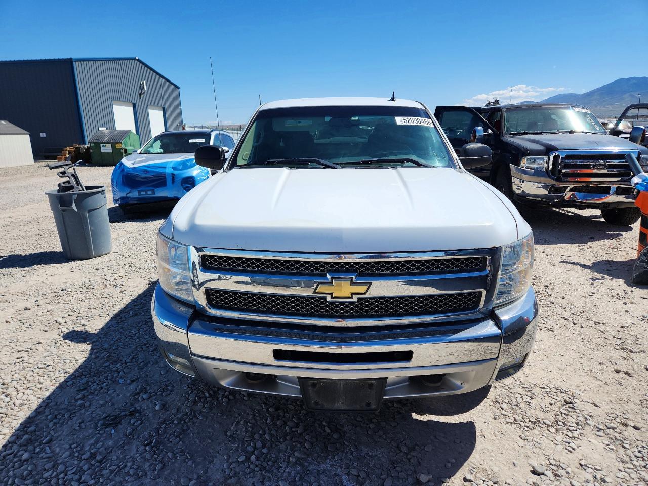 2012 Chevrolet Silverado K1500 Lt White vin: 1GCRKSE71CZ314078