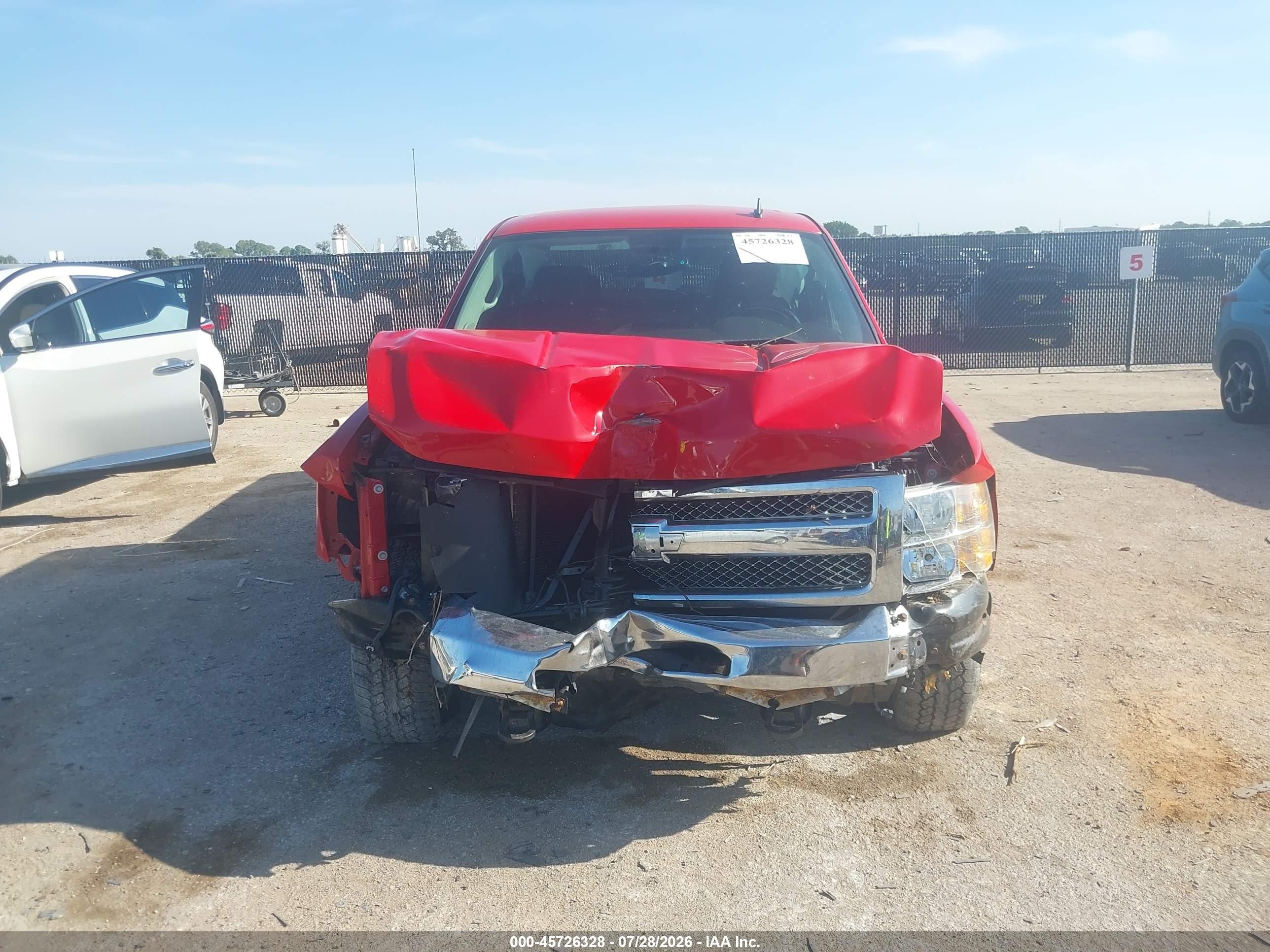 2012 Chevrolet Silverado 1500 Lt Красный vin: 1GCRKSE71CZ341460