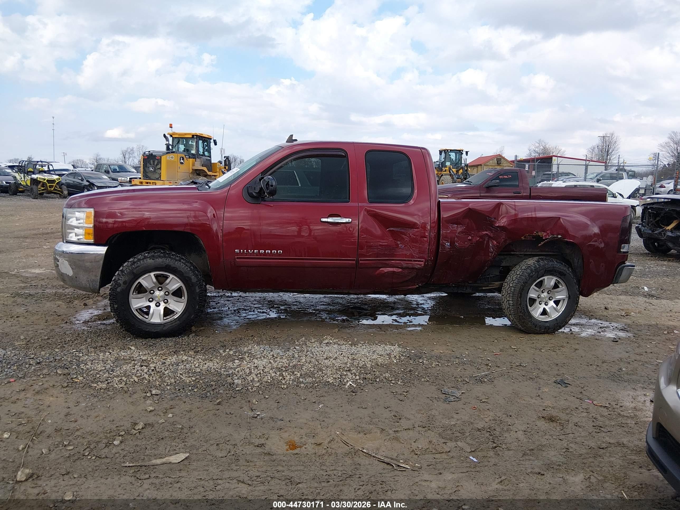 2013 Chevrolet Silverado 1500 Lt Red vin: 1GCRKSE71DZ209963