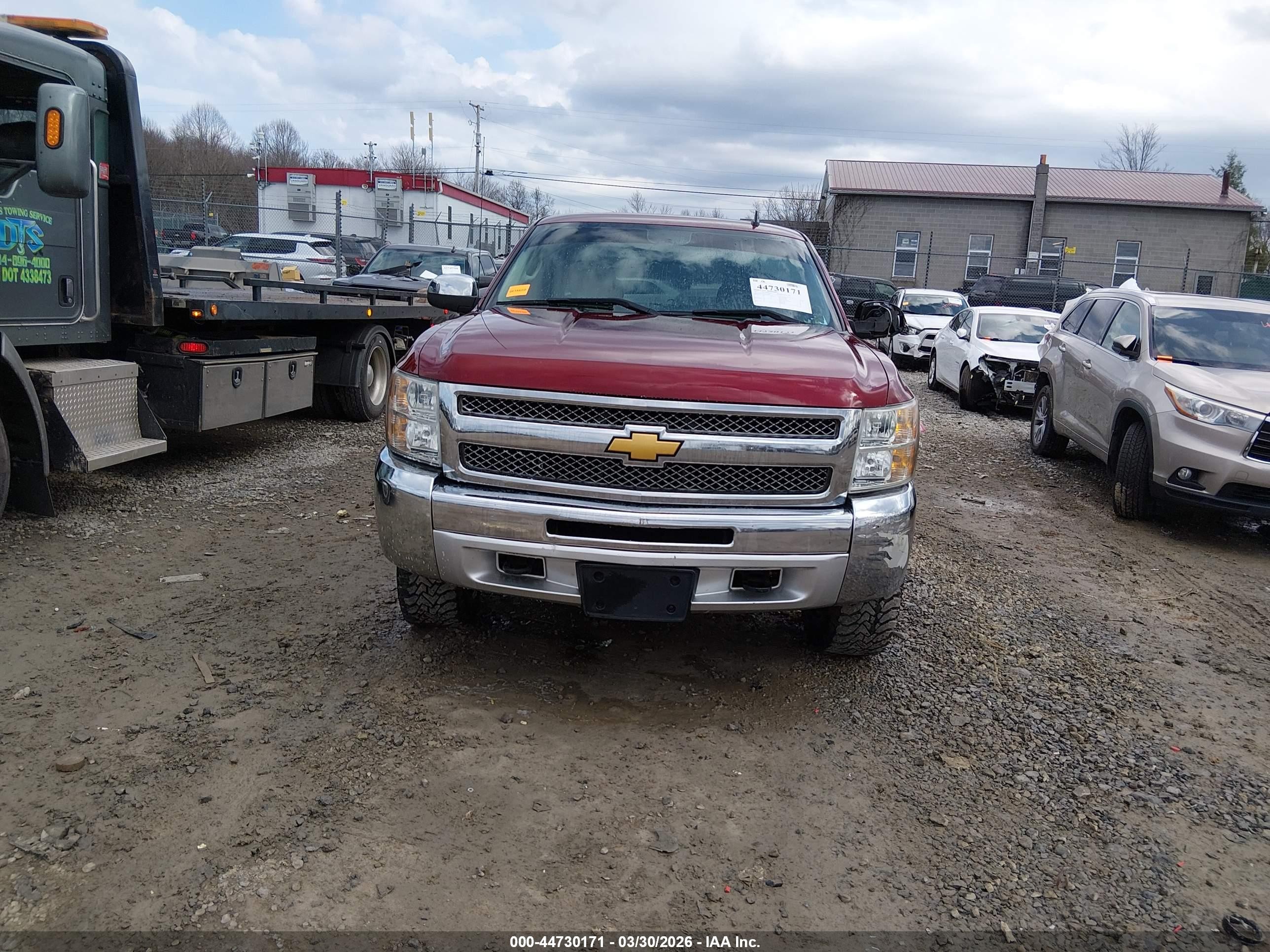 2013 Chevrolet Silverado 1500 Lt Red vin: 1GCRKSE71DZ209963