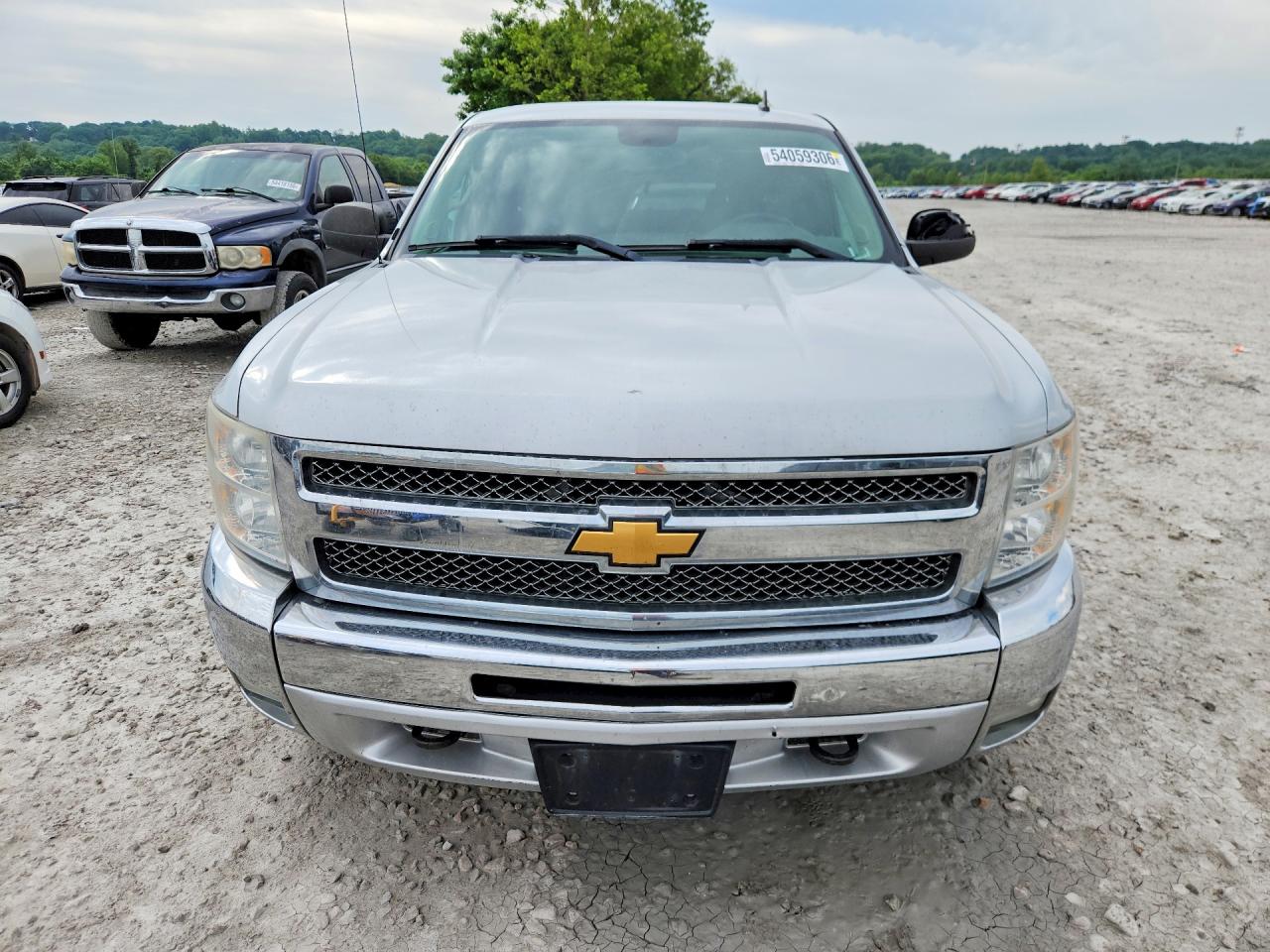 2012 Chevrolet Silverado K1500 Lt Silver vin: 1GCRKSE72CZ126895