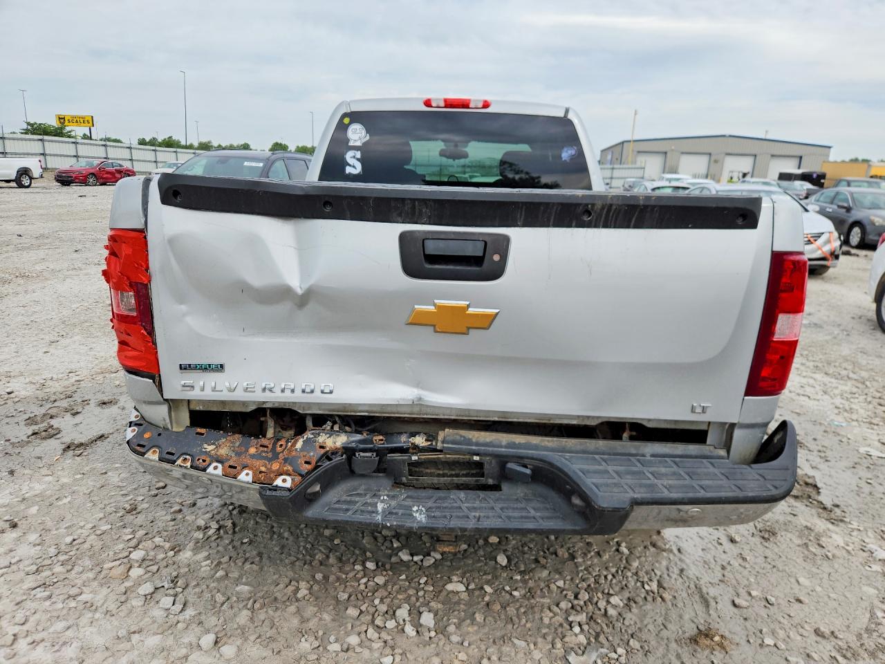 2012 Chevrolet Silverado K1500 Lt Silver vin: 1GCRKSE72CZ126895