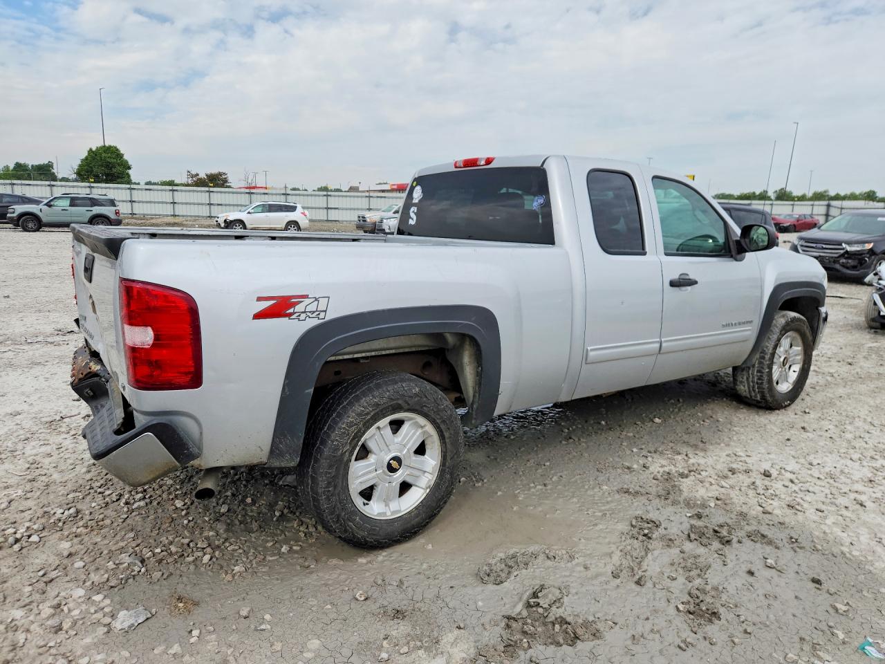 2012 Chevrolet Silverado K1500 Lt Silver vin: 1GCRKSE72CZ126895