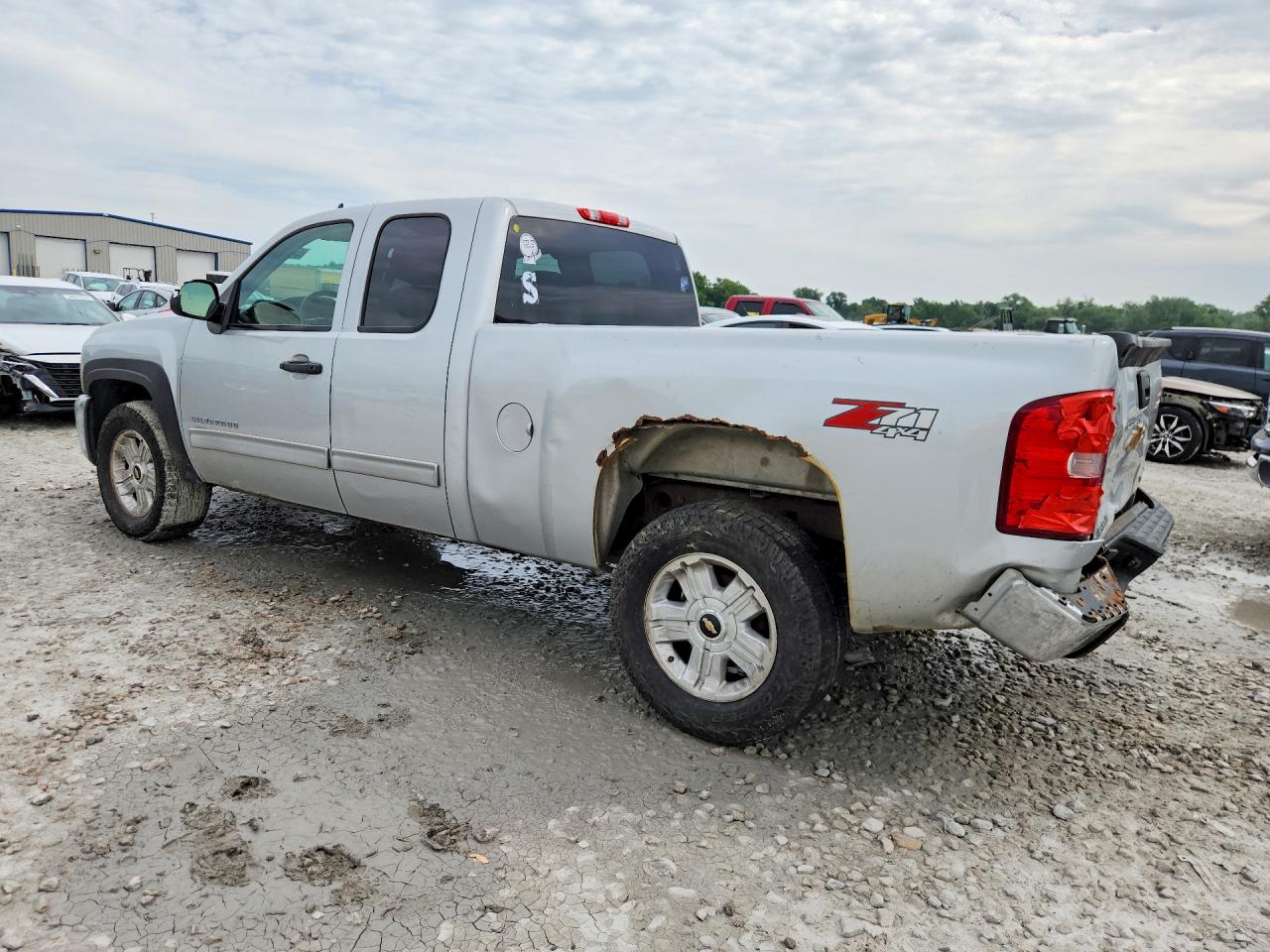 2012 Chevrolet Silverado K1500 Lt Silver vin: 1GCRKSE72CZ126895