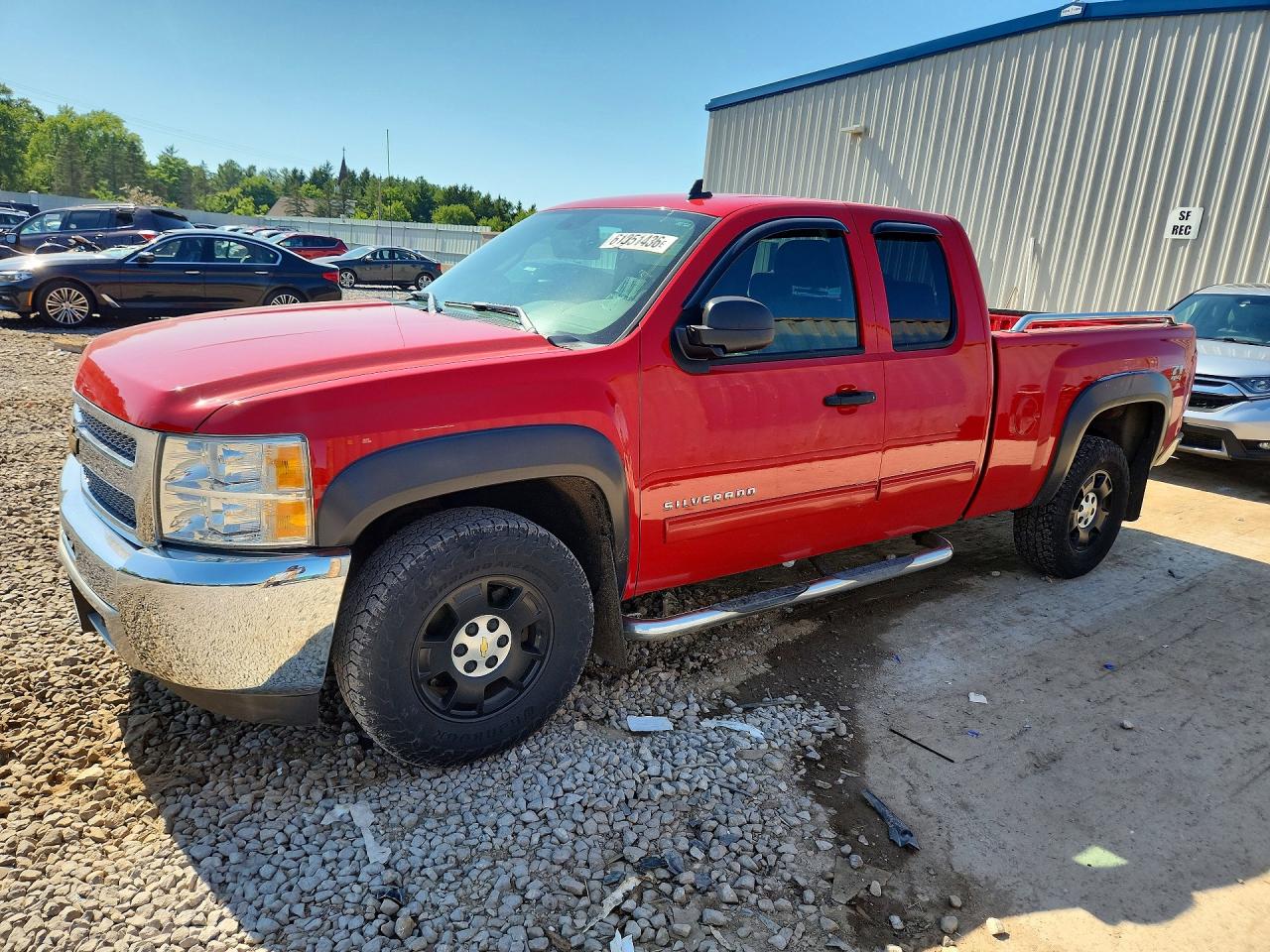 2012 Chevrolet Silverado K1500 Lt Red vin: 1GCRKSE72CZ173134