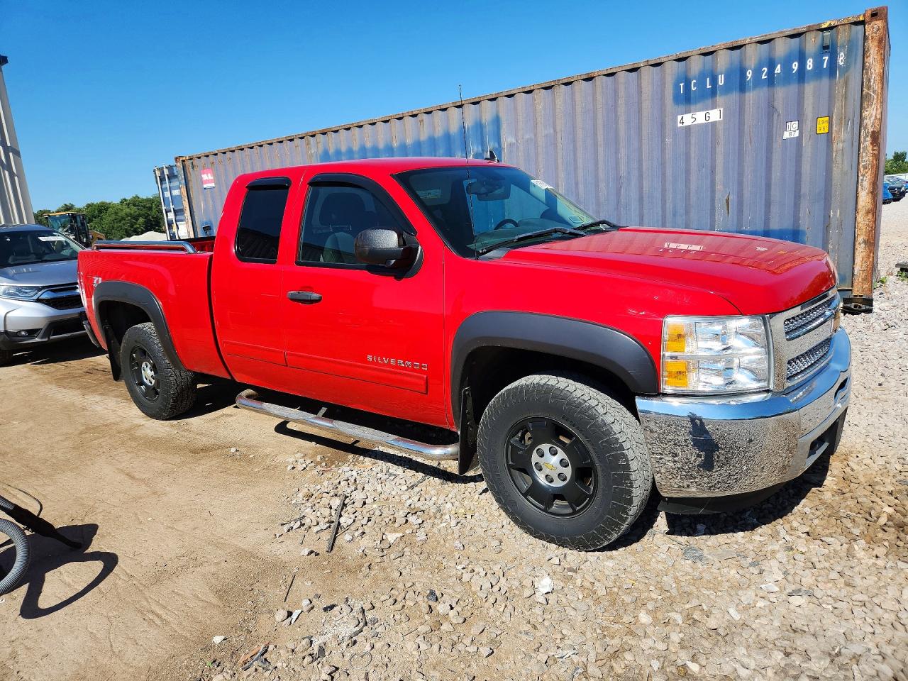2012 Chevrolet Silverado K1500 Lt Red vin: 1GCRKSE72CZ173134