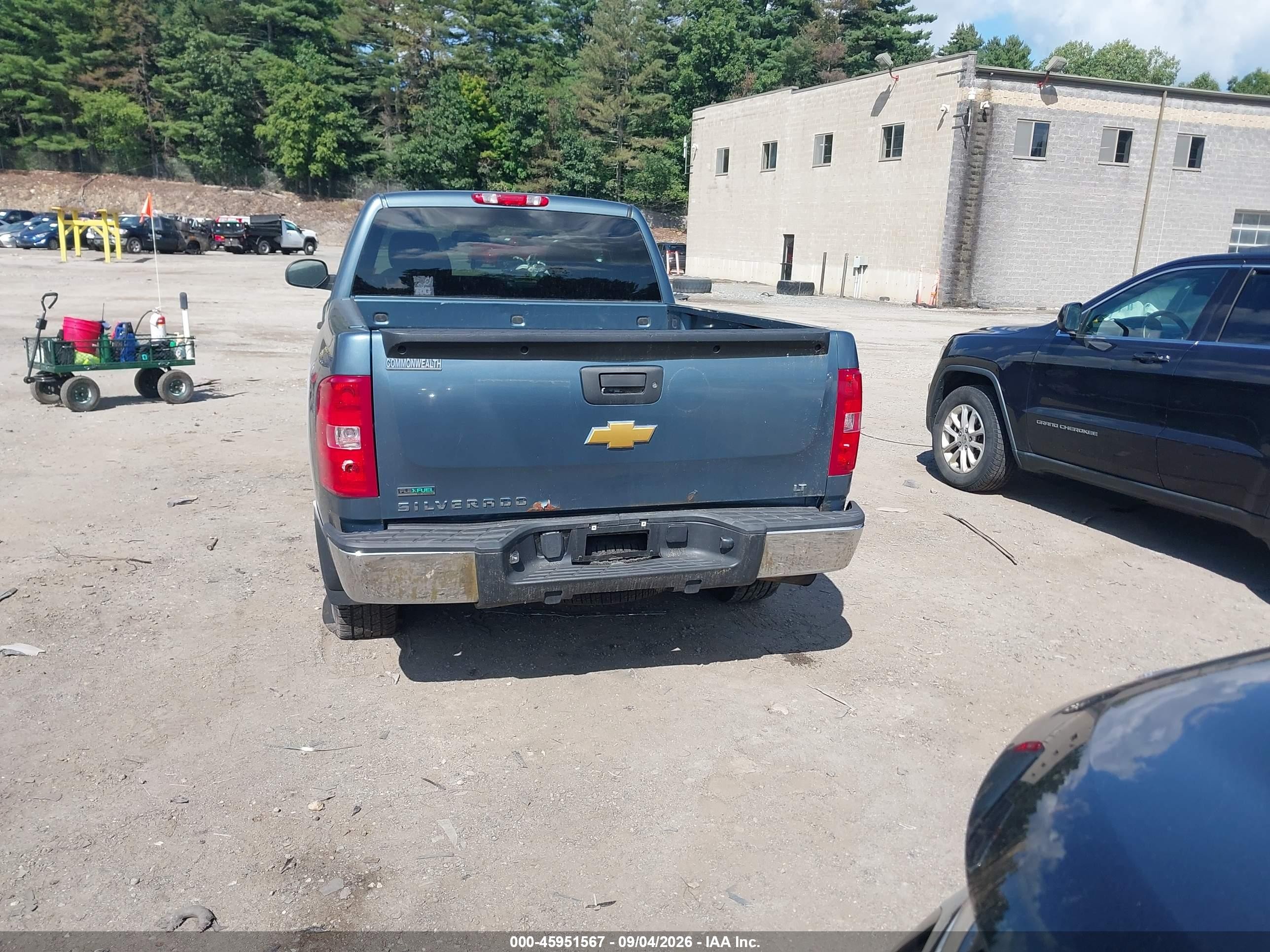 2012 Chevrolet Silverado 1500 Lt Blue vin: 1GCRKSE72CZ231114