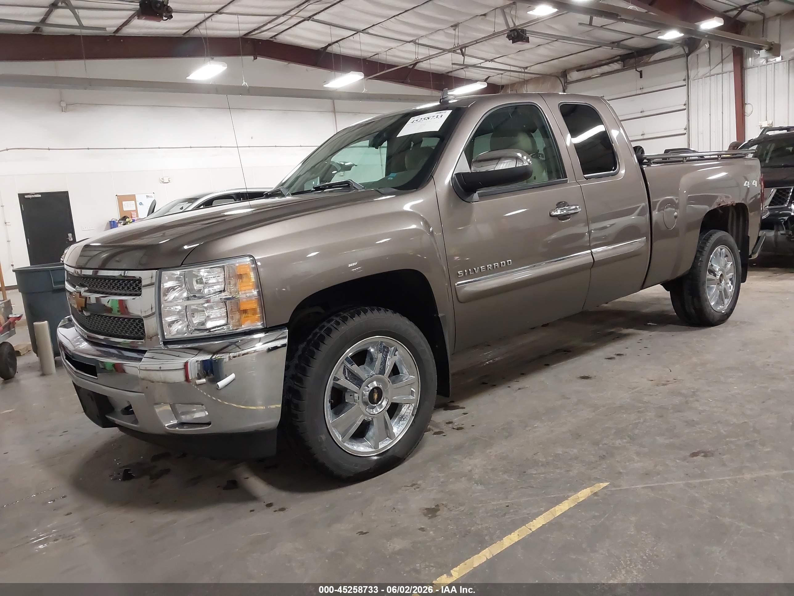 2012 Chevrolet Silverado 1500 Lt Gray vin: 1GCRKSE72CZ274254