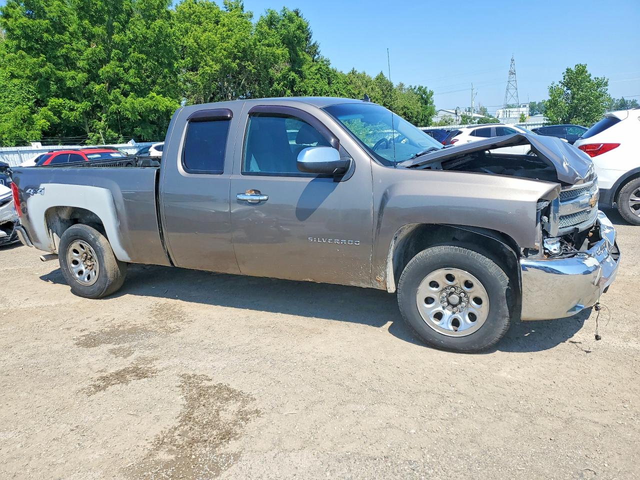 2012 Chevrolet Silverado K1500 Lt Серый vin: 1GCRKSE72CZ274805