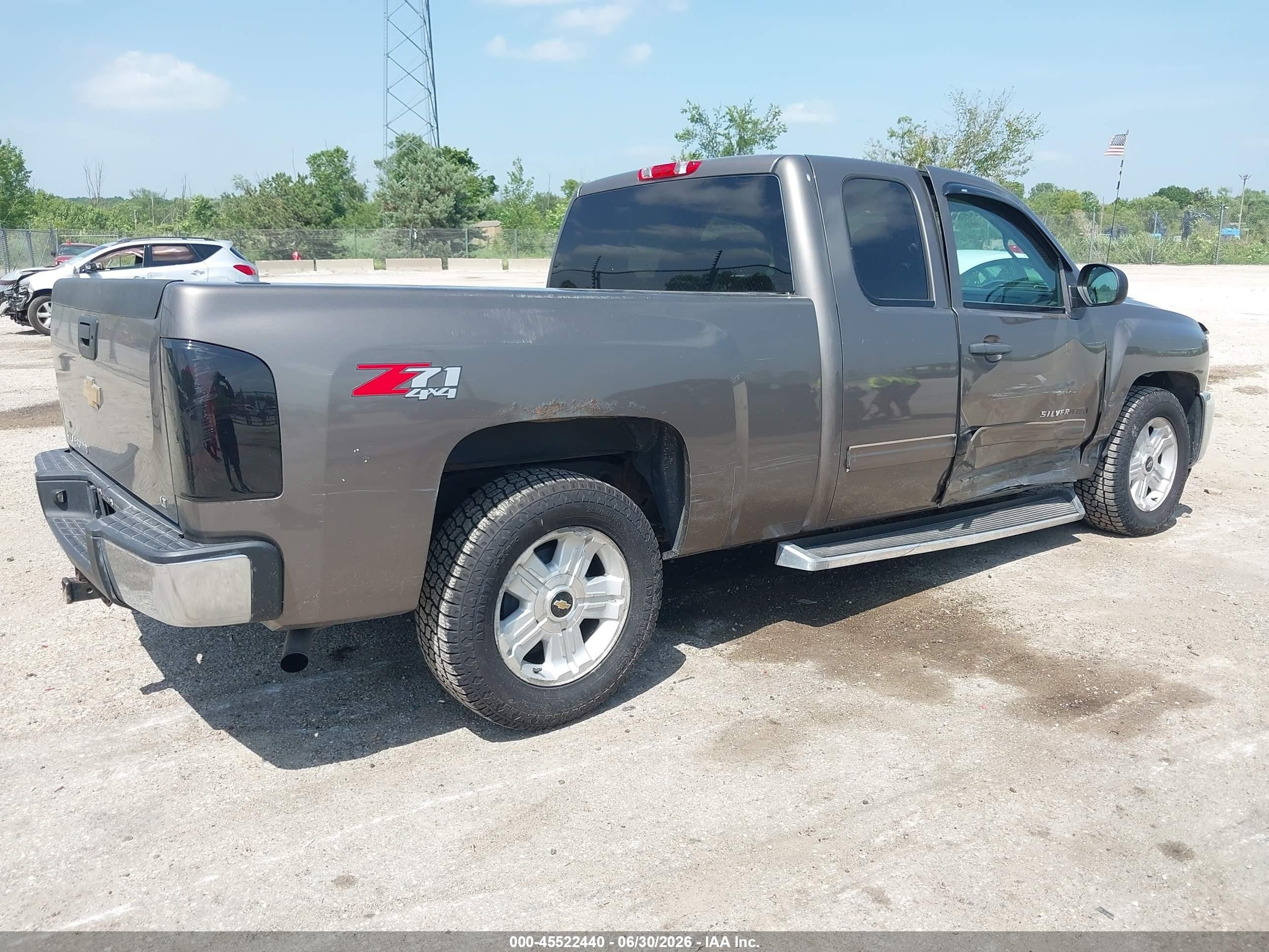 2012 Chevrolet Silverado 1500 Lt Желто-коричневый vin: 1GCRKSE72CZ304692