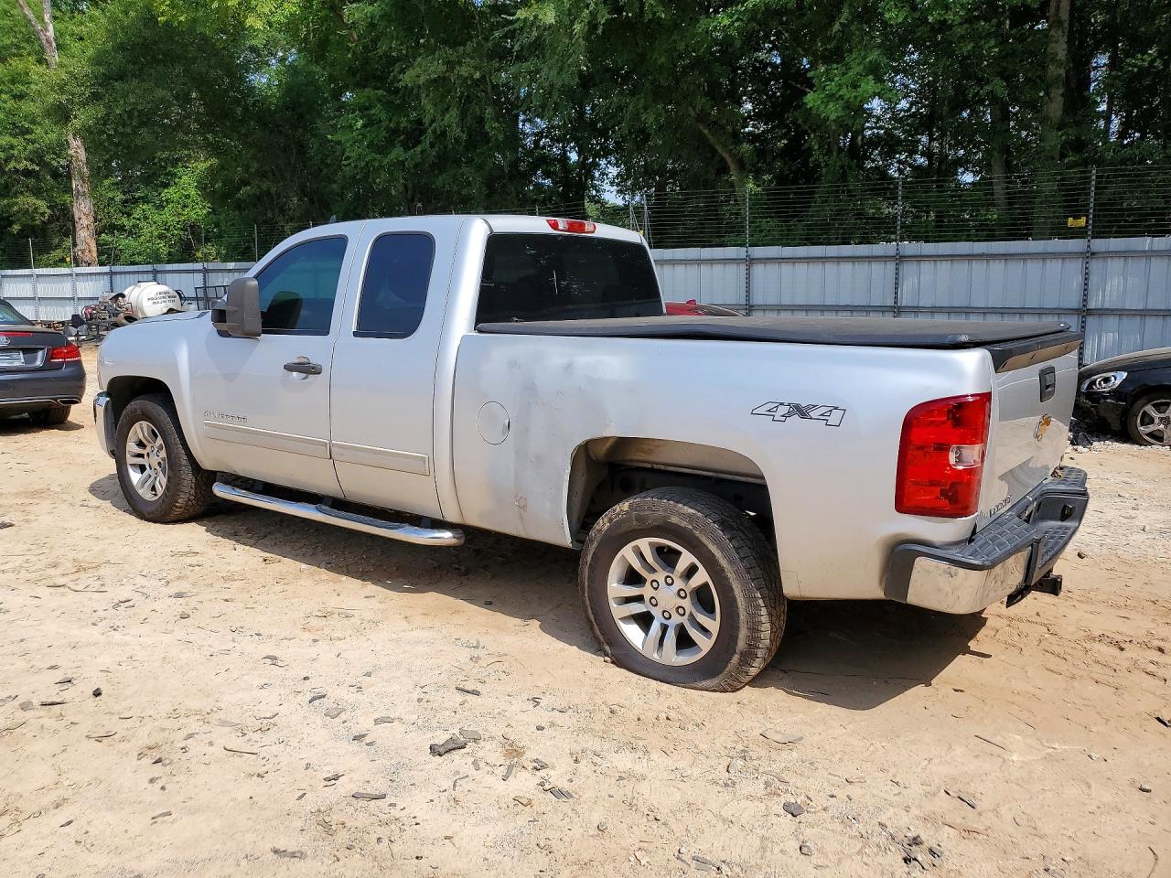 2013 Chevrolet Silverado K1500 Lt Silver vin: 1GCRKSE72DZ107233