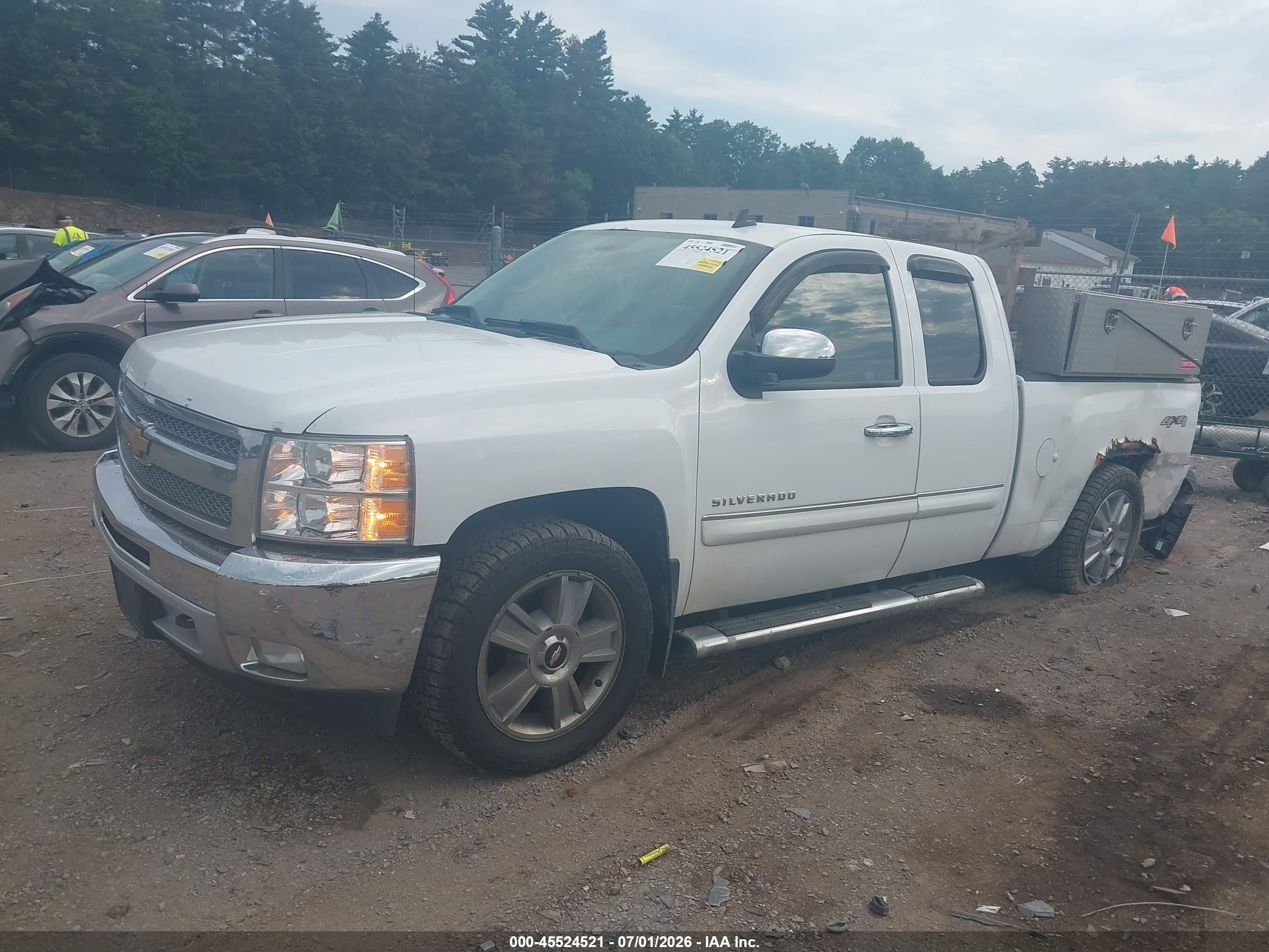 2013 Chevrolet Silverado 1500 Lt Белый vin: 1GCRKSE72DZ143942
