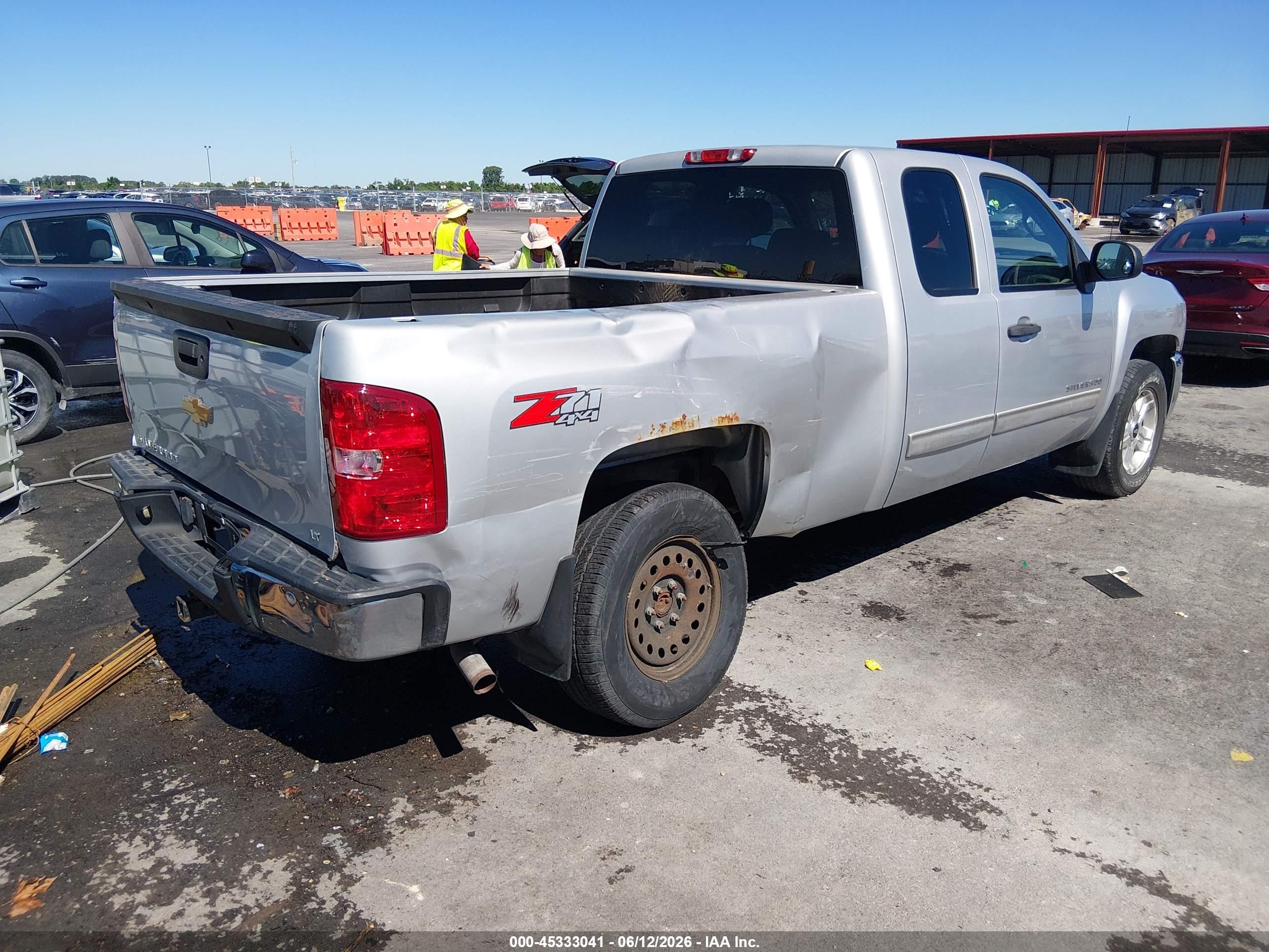 2013 Chevrolet Silverado 1500 Lt Silver vin: 1GCRKSE72DZ192512