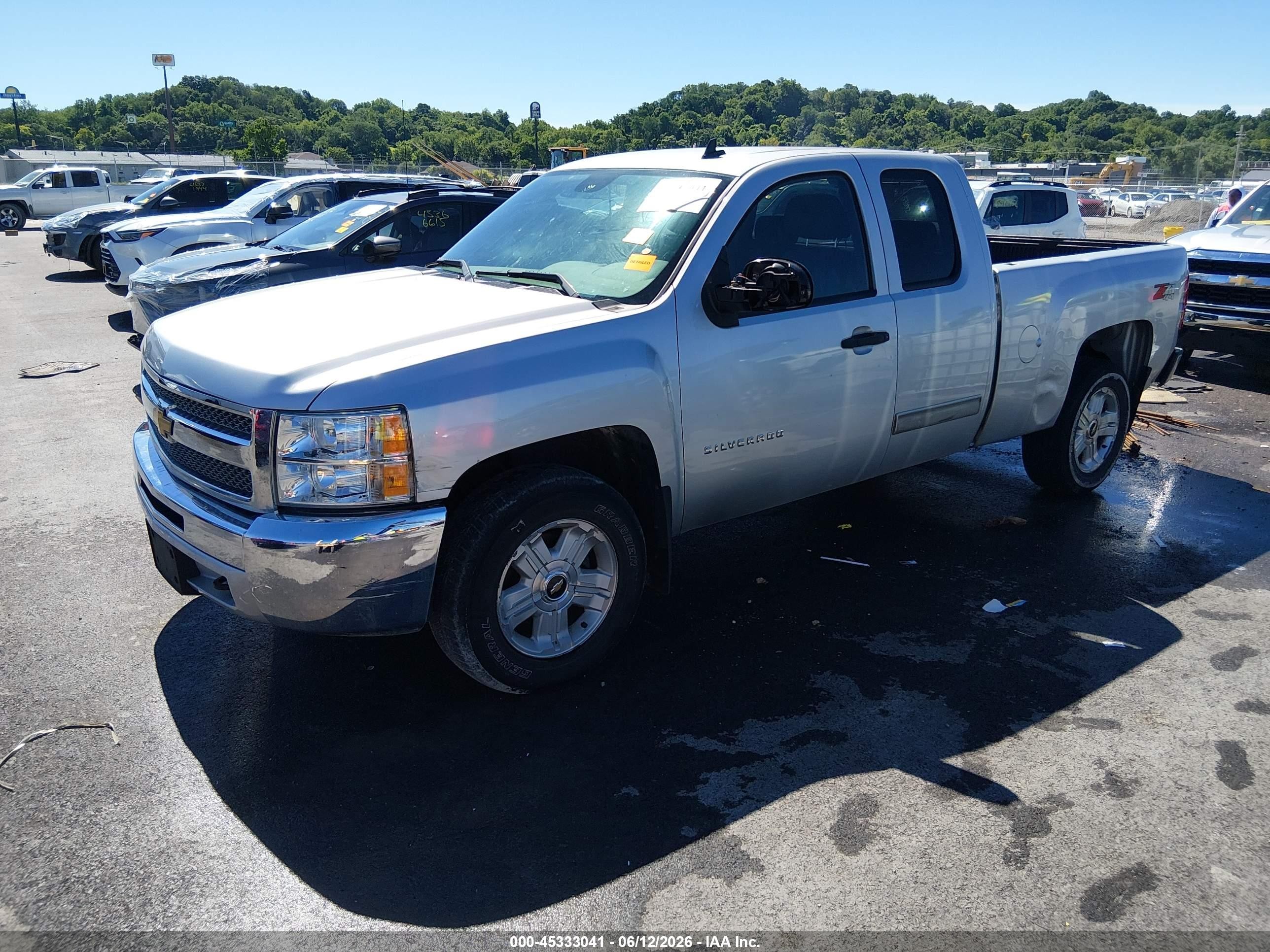 2013 Chevrolet Silverado 1500 Lt Silver vin: 1GCRKSE72DZ192512