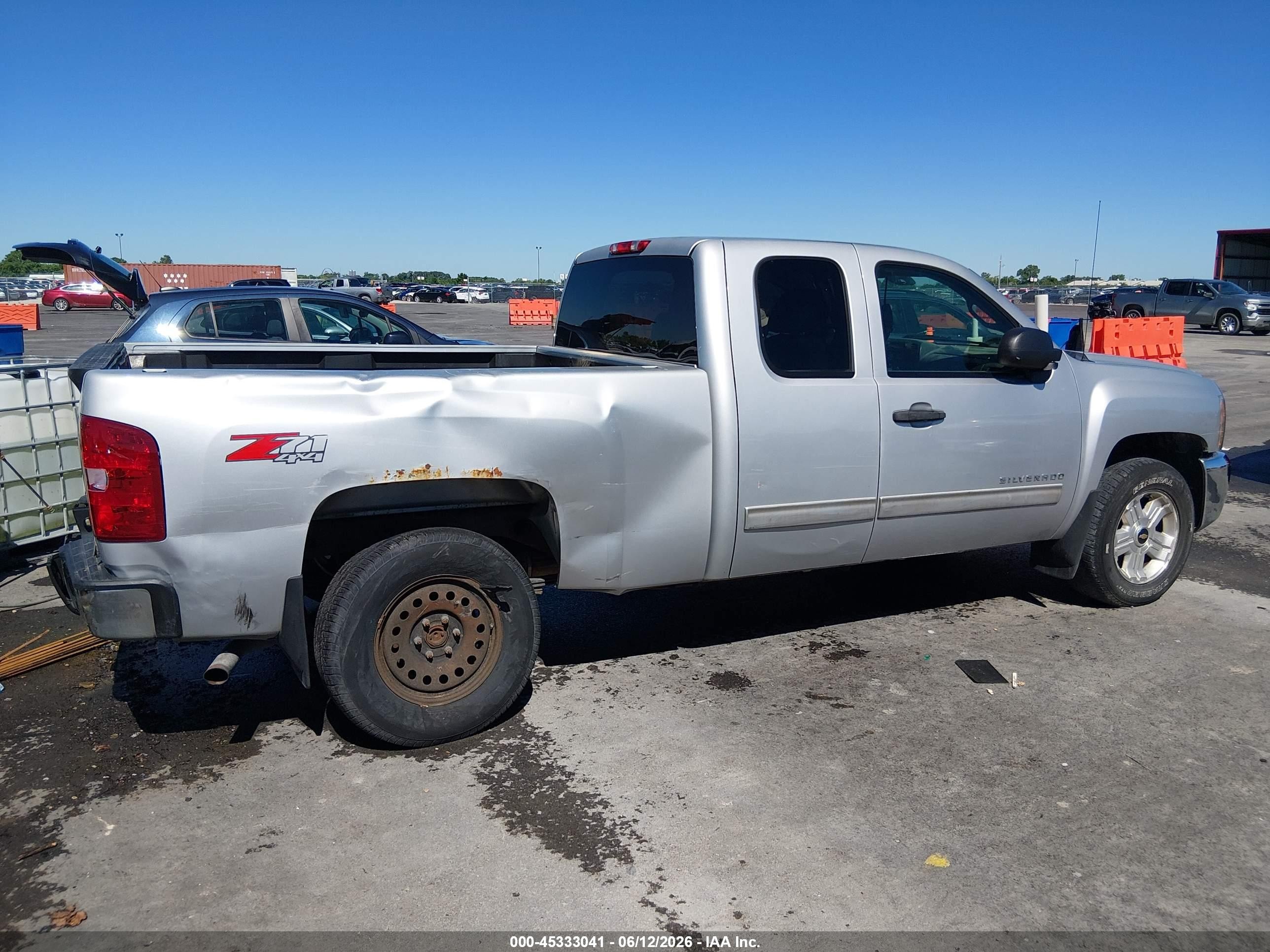 2013 Chevrolet Silverado 1500 Lt Silver vin: 1GCRKSE72DZ192512