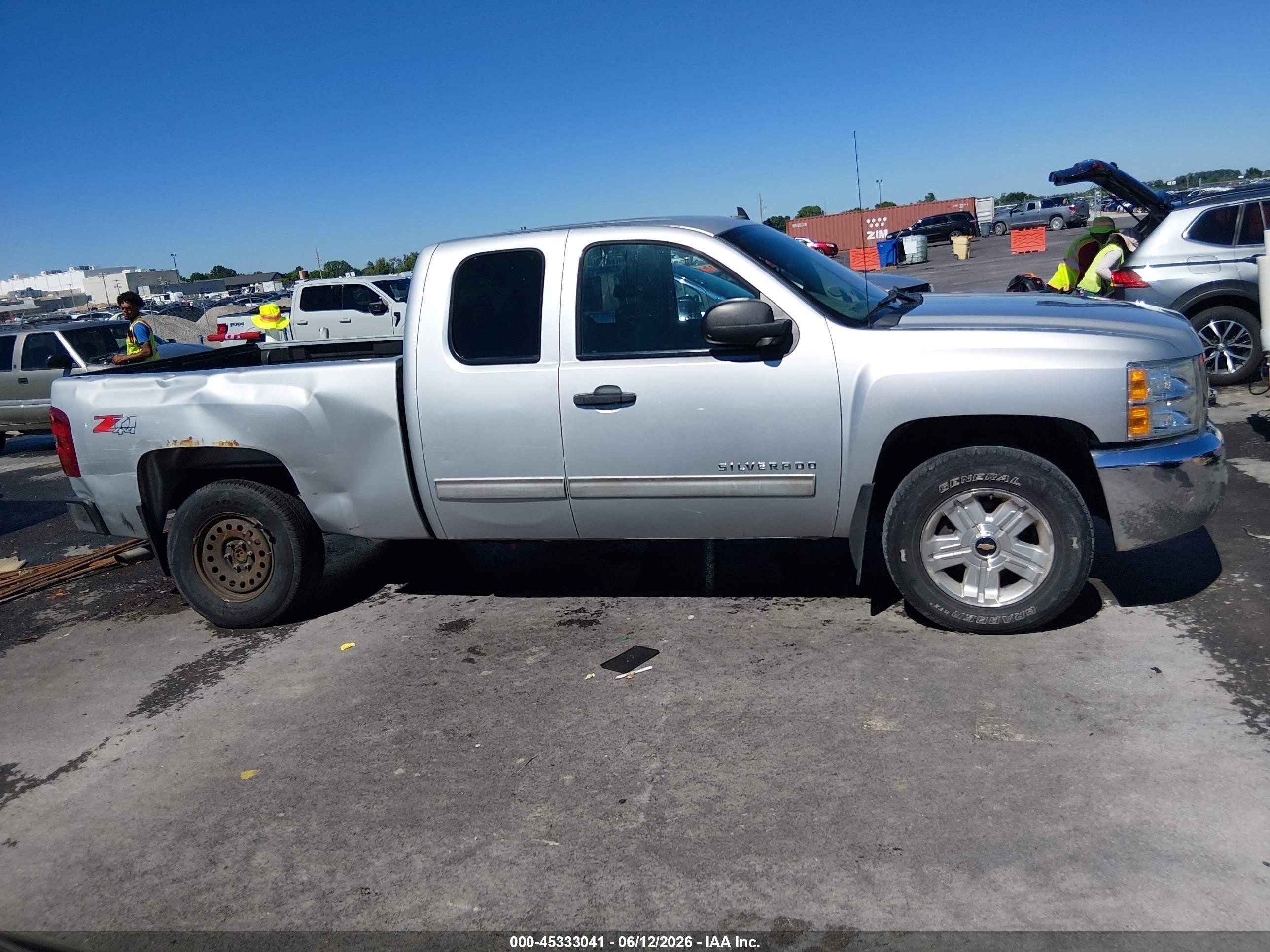 2013 Chevrolet Silverado 1500 Lt Silver vin: 1GCRKSE72DZ192512