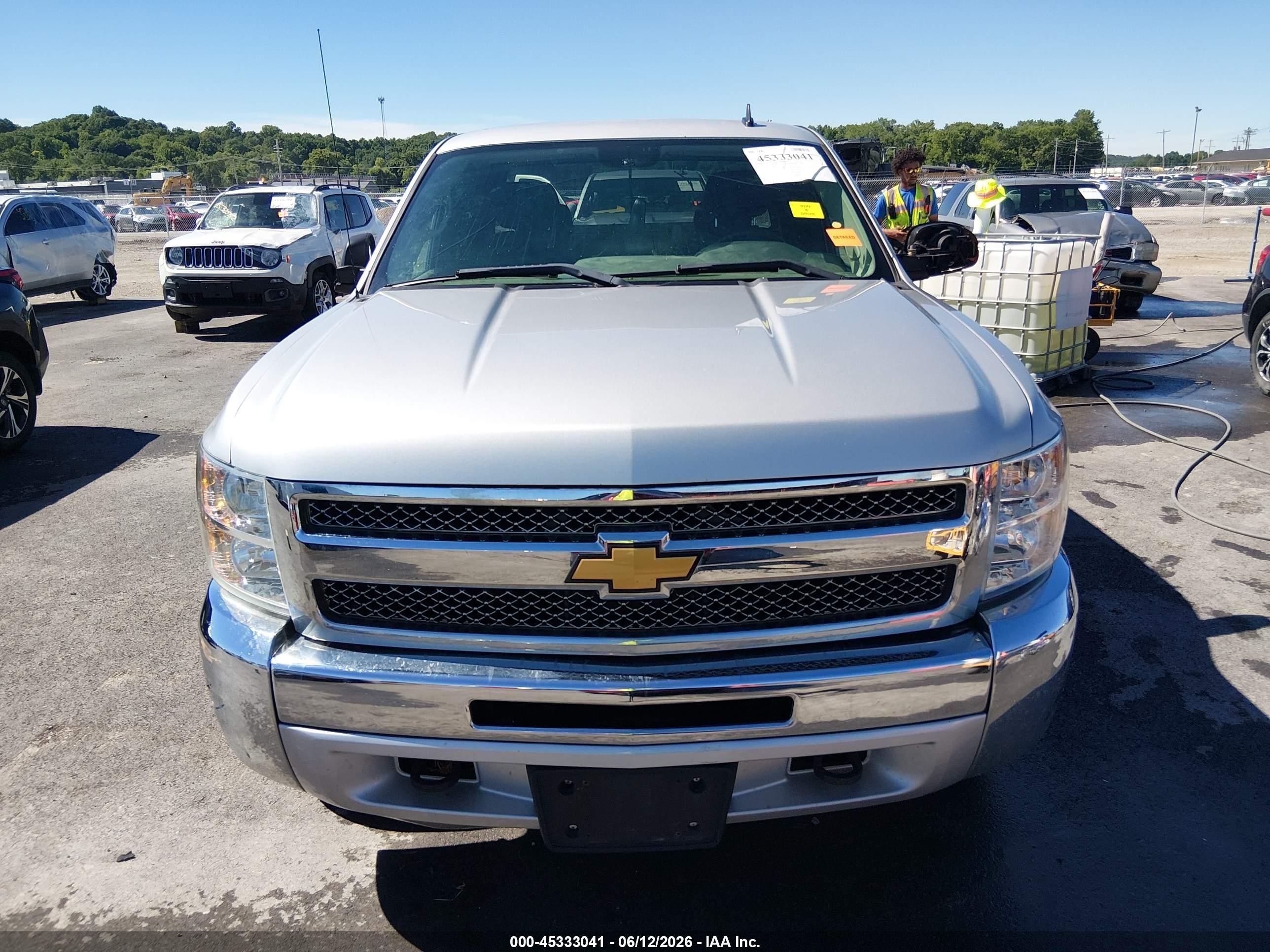 2013 Chevrolet Silverado 1500 Lt Silver vin: 1GCRKSE72DZ192512