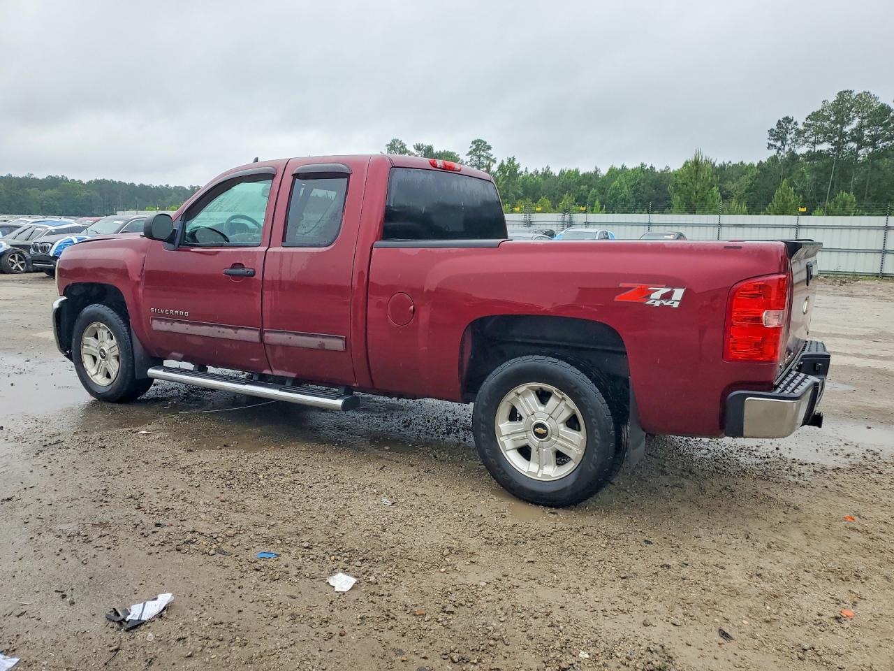 2013 Chevrolet Silverado K1500 Lt Burgundy vin: 1GCRKSE72DZ253163