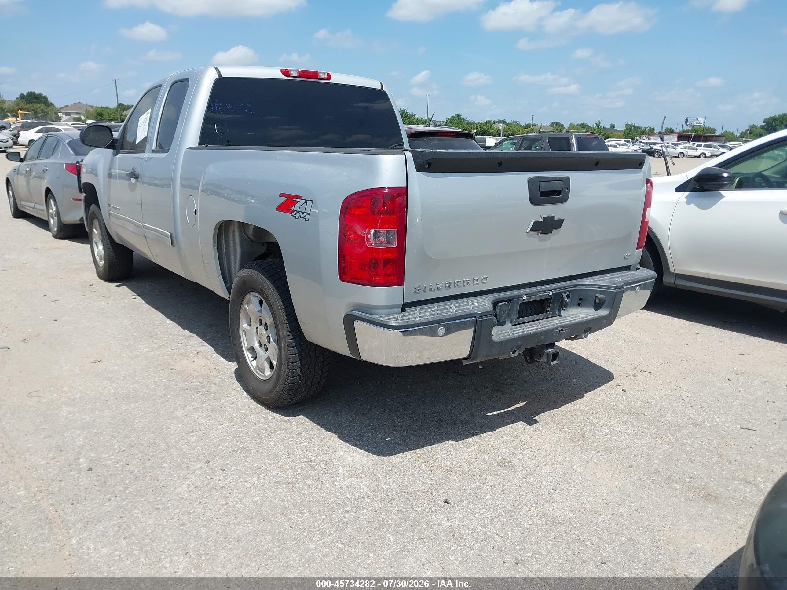 2013 Chevrolet Silverado 1500 Lt Silver vin: 1GCRKSE72DZ383900