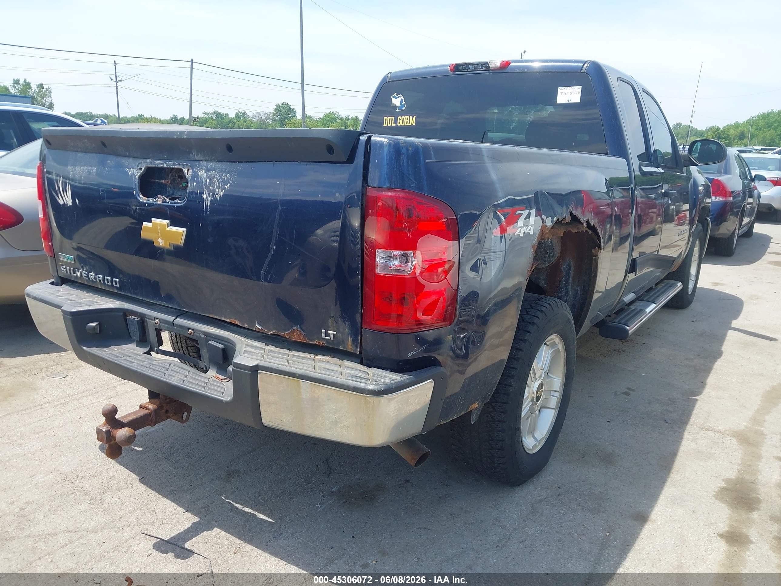 2012 Chevrolet Silverado 1500 Lt Blue vin: 1GCRKSE73CZ179556