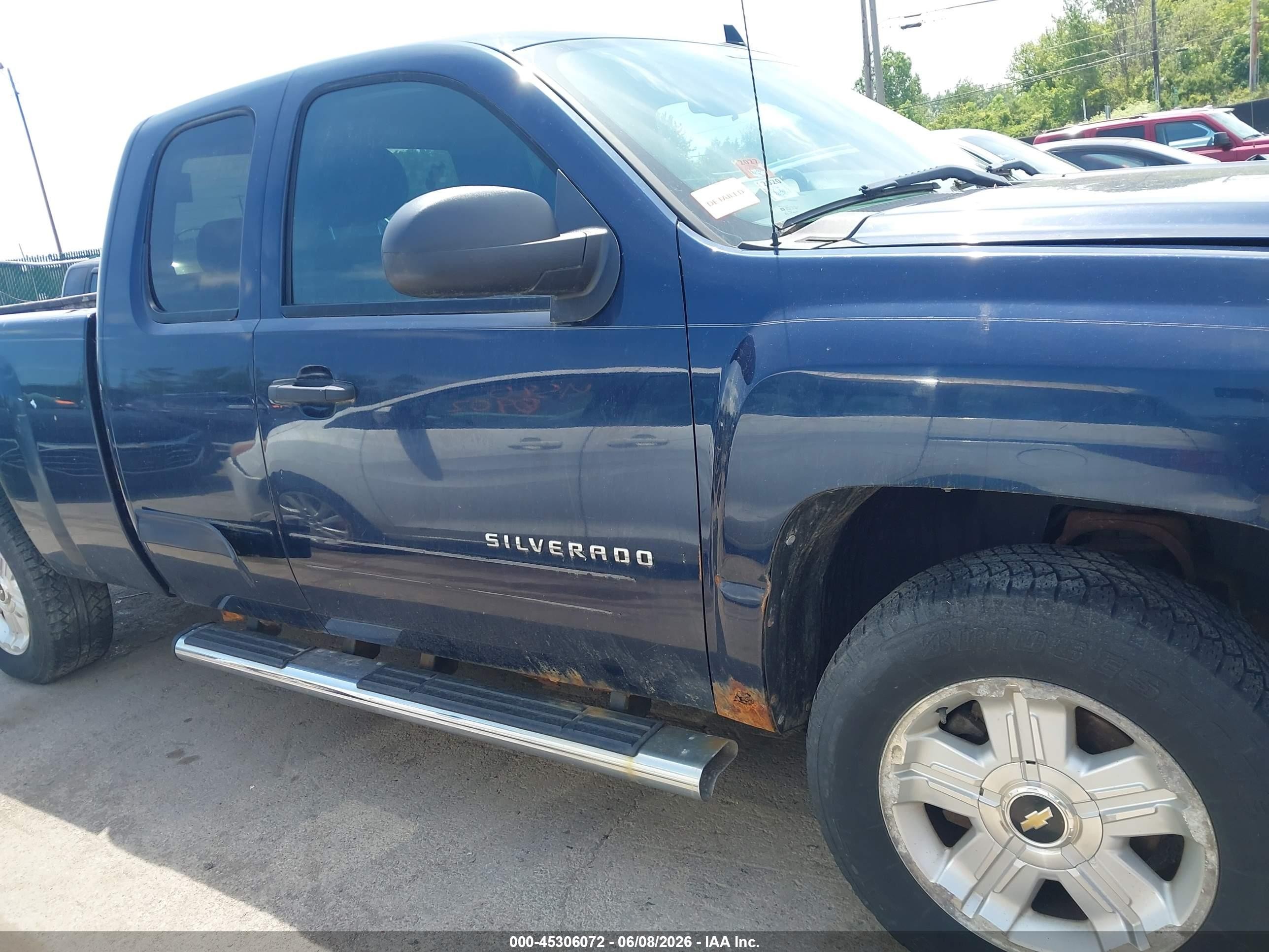 2012 Chevrolet Silverado 1500 Lt Blue vin: 1GCRKSE73CZ179556