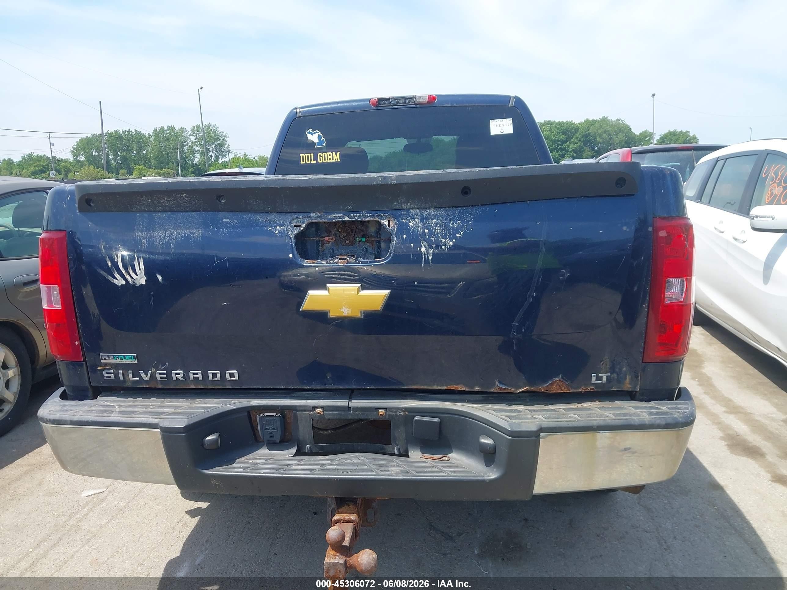 2012 Chevrolet Silverado 1500 Lt Blue vin: 1GCRKSE73CZ179556