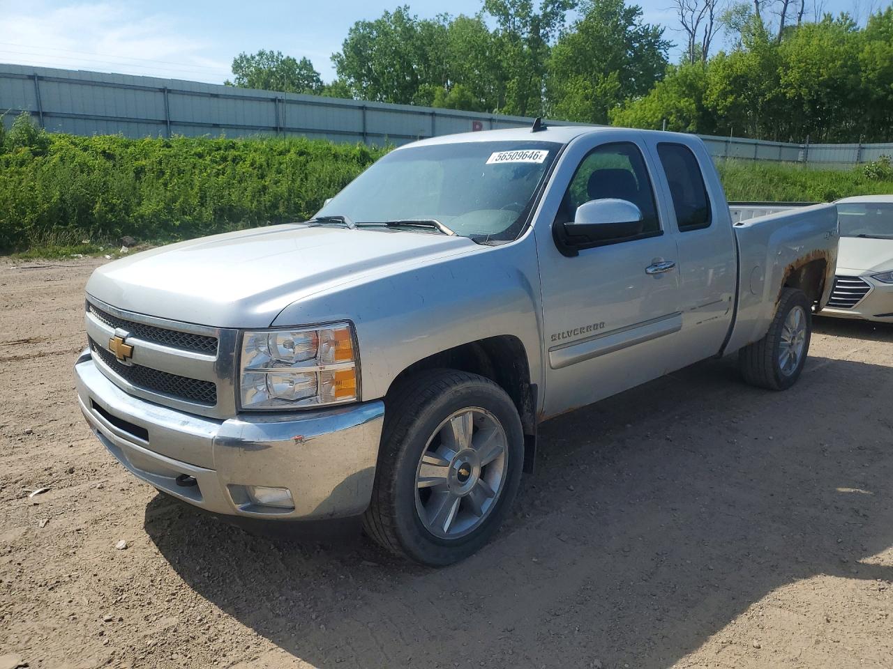 2012 Chevrolet Silverado K1500 Lt Серебряный vin: 1GCRKSE73CZ202740